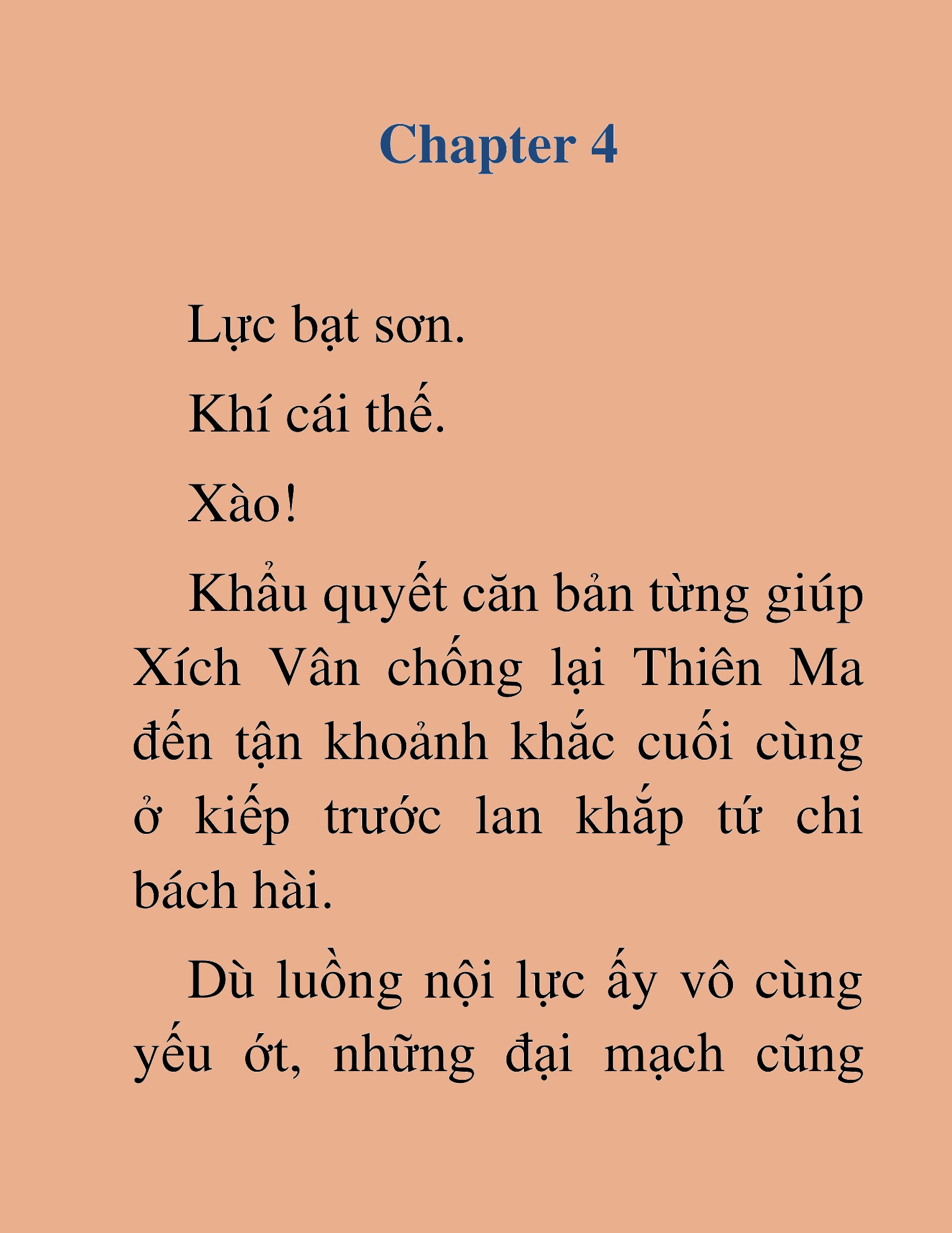 Đọc truyện HAT [NOVEL] Tà Bá Võ Thần - Chap 4