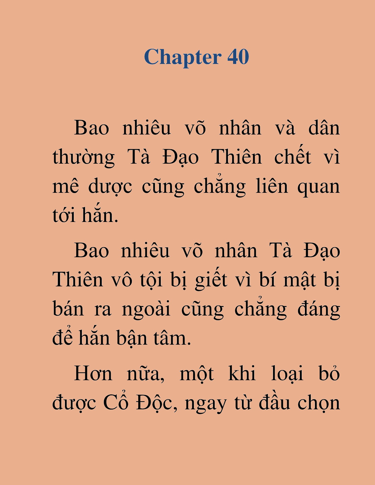 Đọc truyện HAT [NOVEL] Tà Bá Võ Thần - Chap 40
