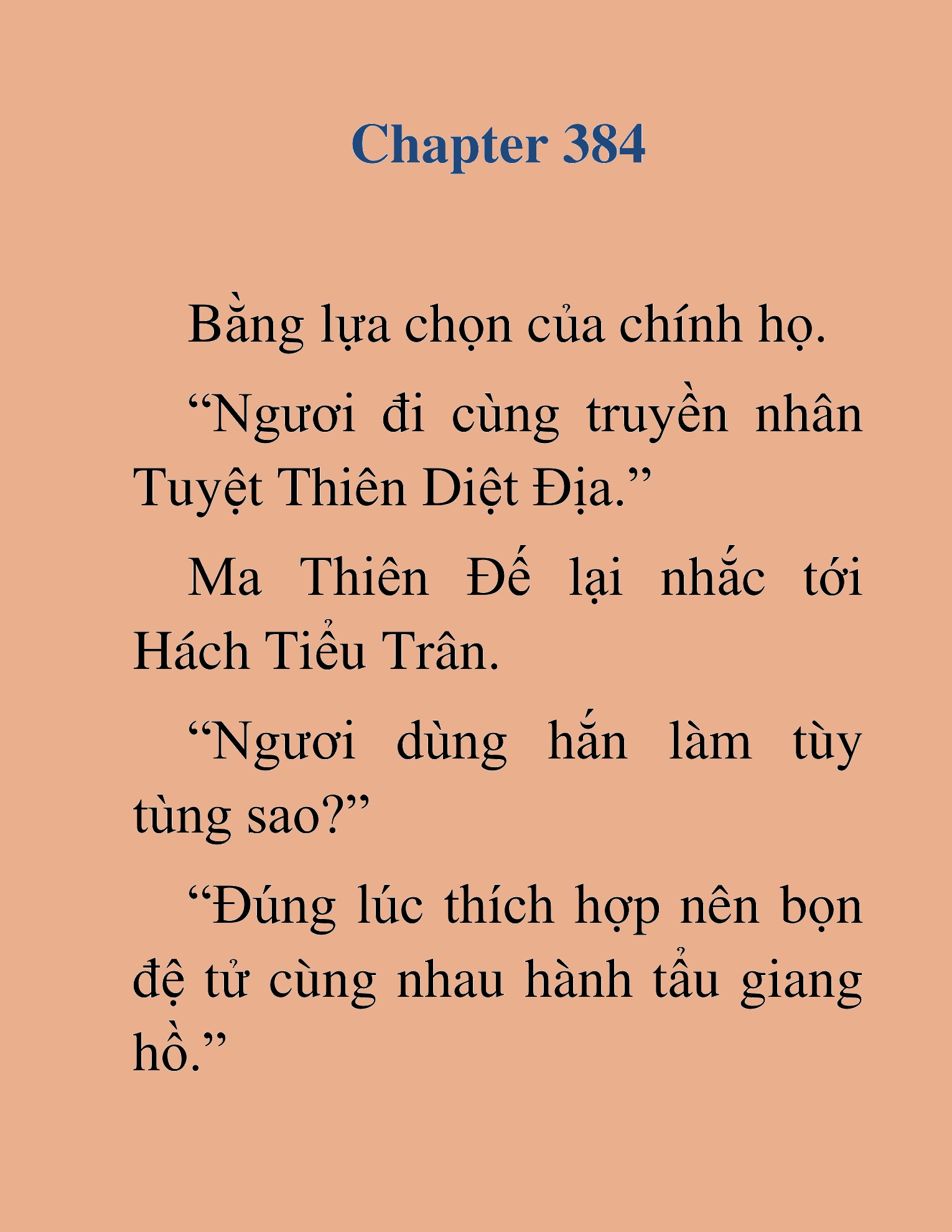 Đọc truyện HAT[NOVEL] Thần Ma Đại Đế - Chap 384