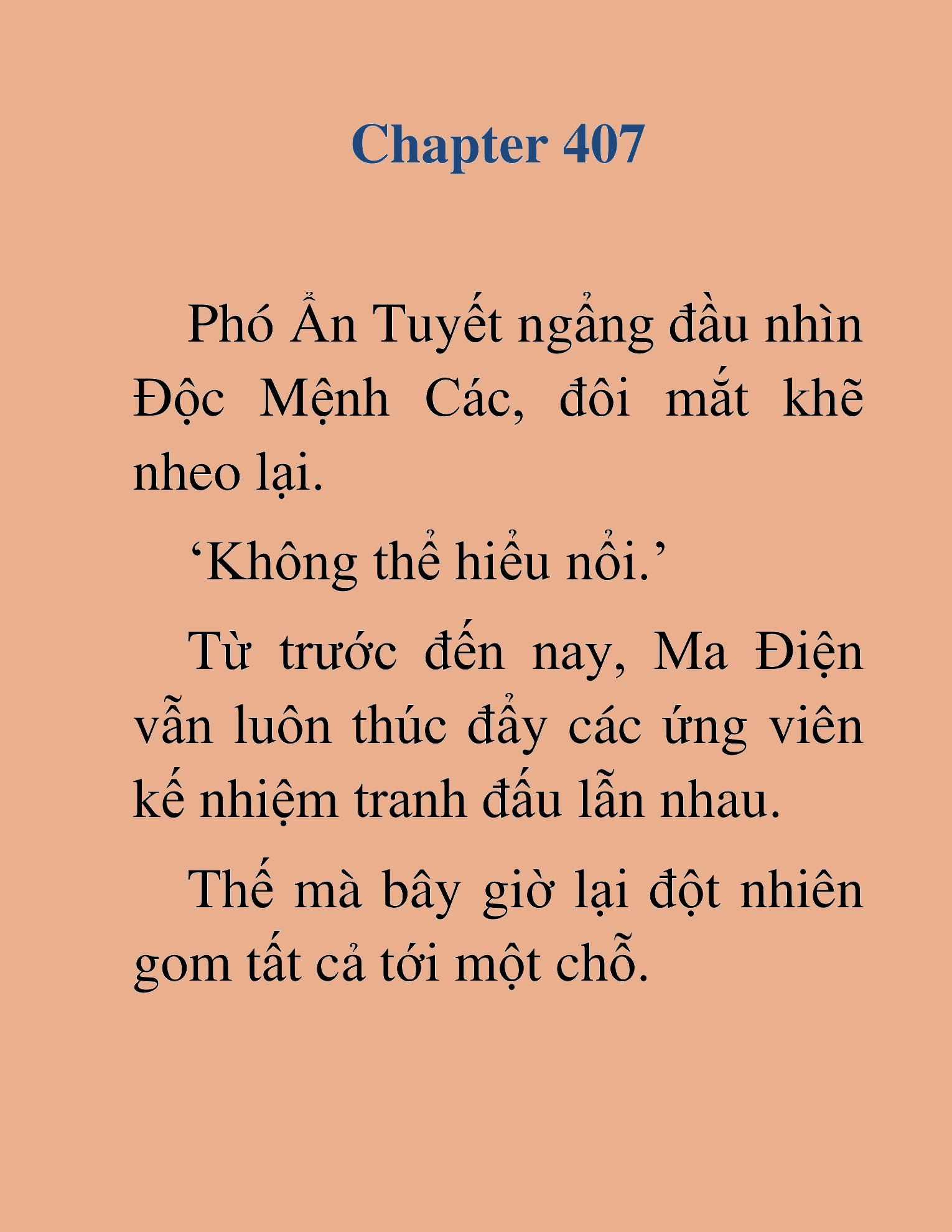 Đọc truyện HAT[NOVEL] Thần Ma Đại Đế - Chap 407