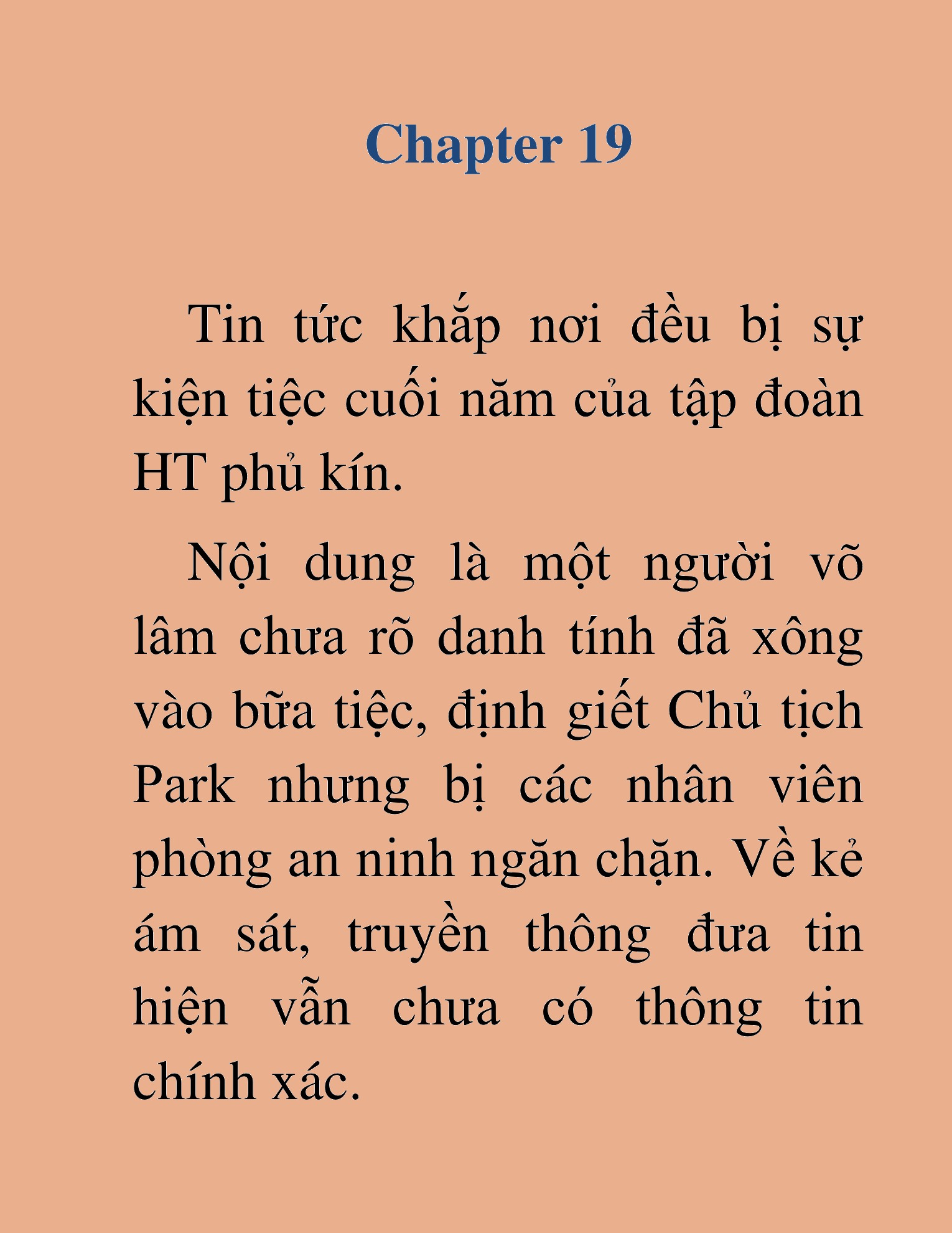 Đọc truyện HAT[NOVEL] Thành Phố Của Những Kẻ Cầm Đao - Chap 19