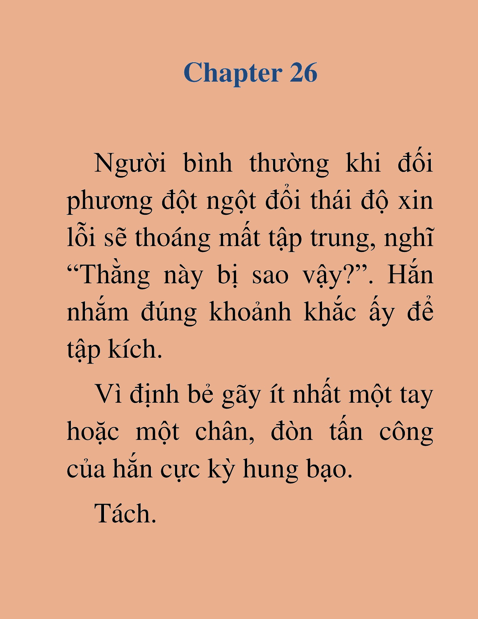 Đọc truyện HAT[NOVEL] Thành Phố Của Những Kẻ Cầm Đao - Chap 26