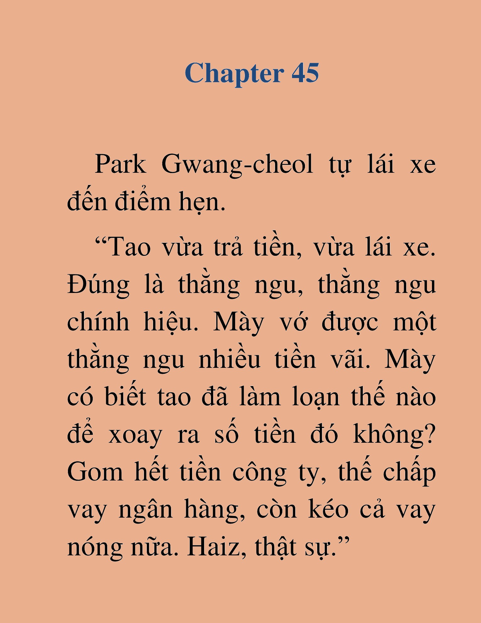 Đọc truyện HAT[NOVEL] Thành Phố Của Những Kẻ Cầm Đao - Chap 45