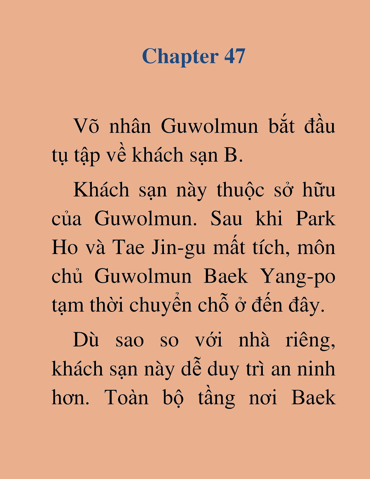 Đọc truyện HAT[NOVEL] Thành Phố Của Những Kẻ Cầm Đao - Chap 47