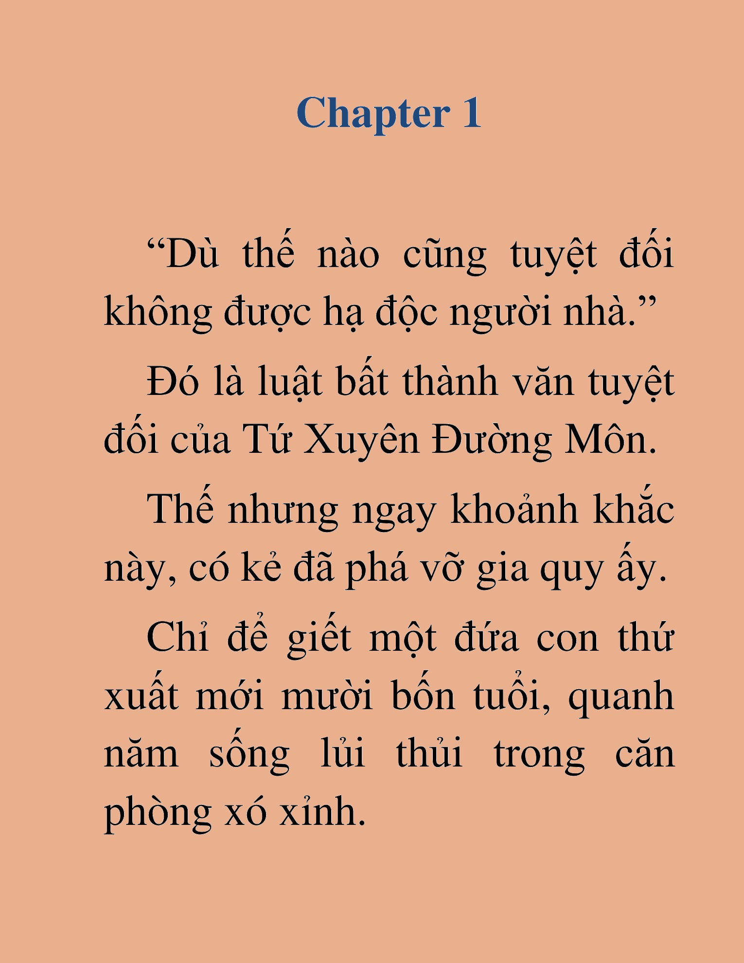 Đọc truyện HAT[NOVEL] Thiên Hạ Đường Môn - Chap 1