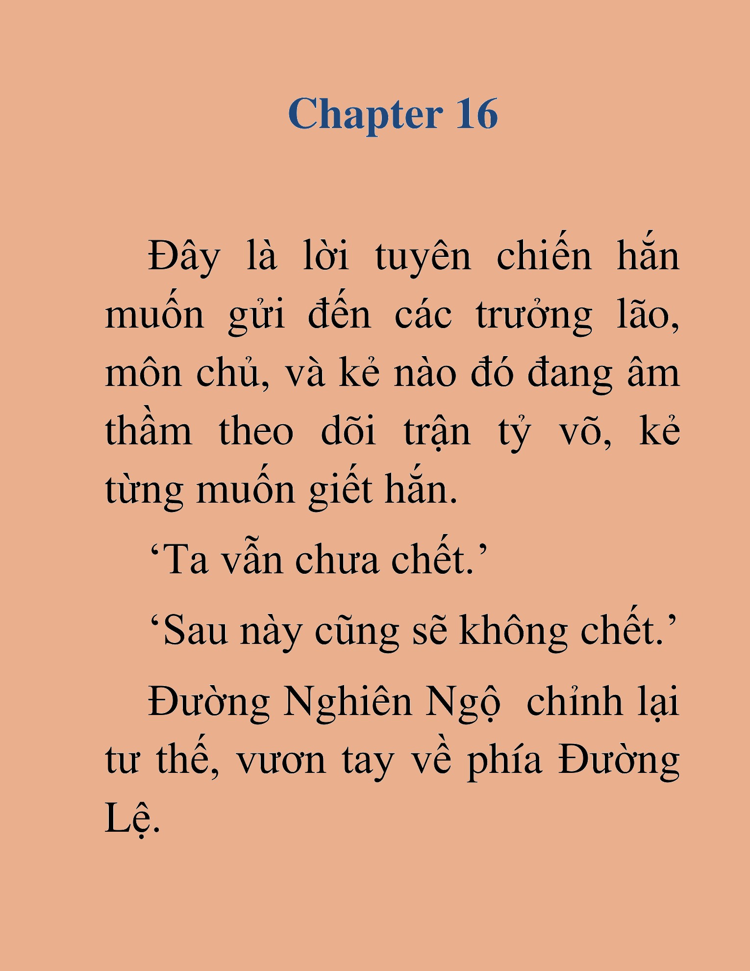 Đọc truyện HAT[NOVEL] Thiên Hạ Đường Môn - Chap 16