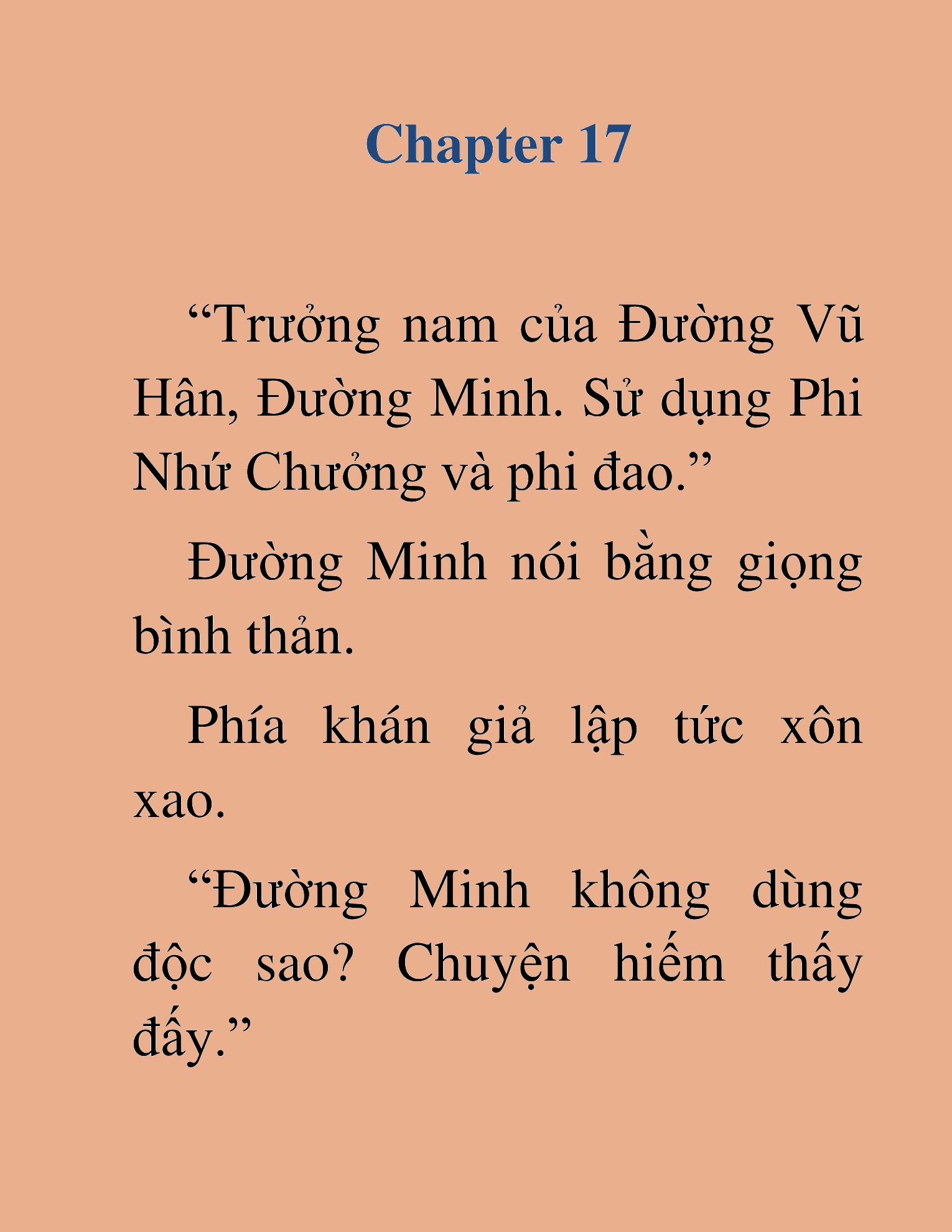 Đọc truyện HAT[NOVEL] Thiên Hạ Đường Môn - Chap 17