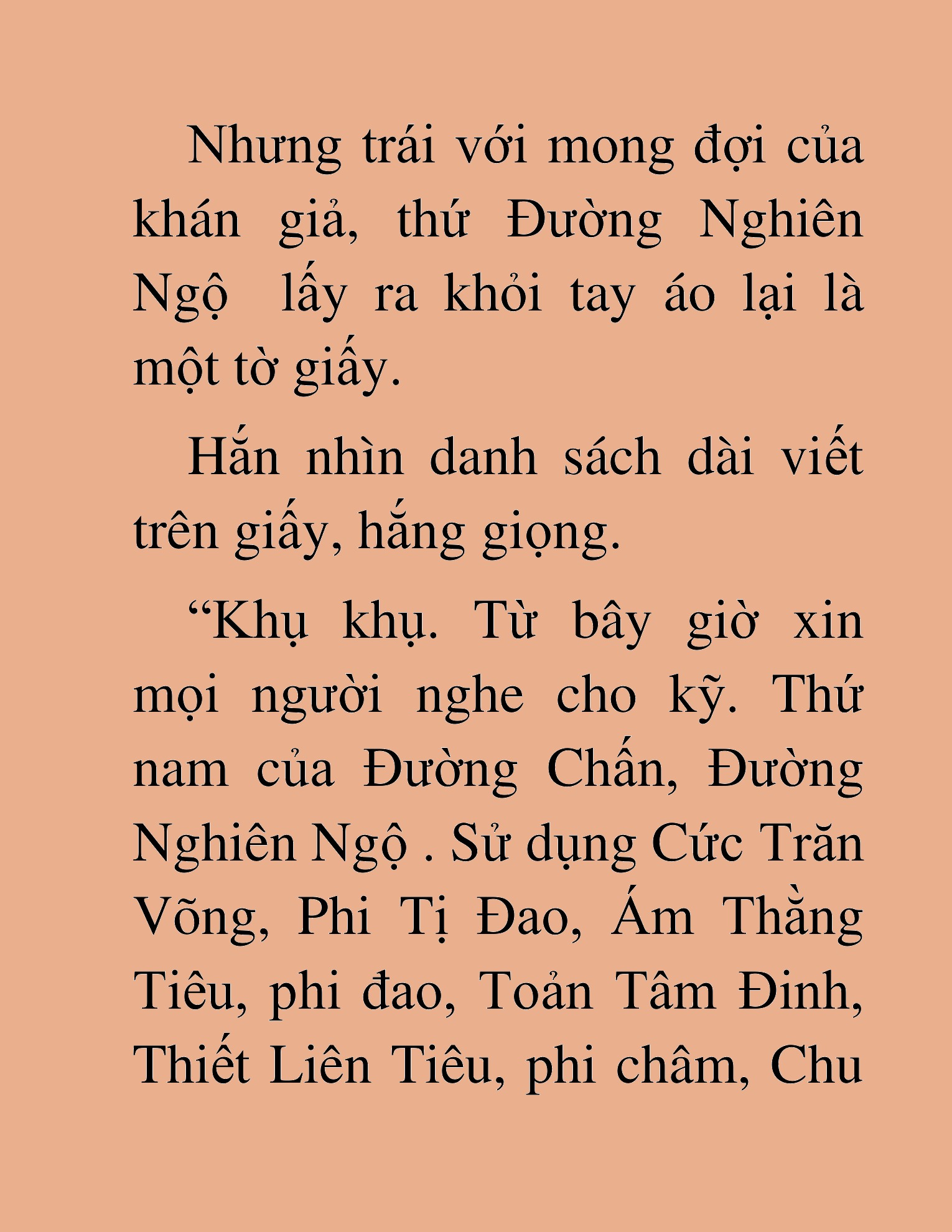 Đọc truyện HAT[NOVEL] Thiên Hạ Đường Môn - Chap 17