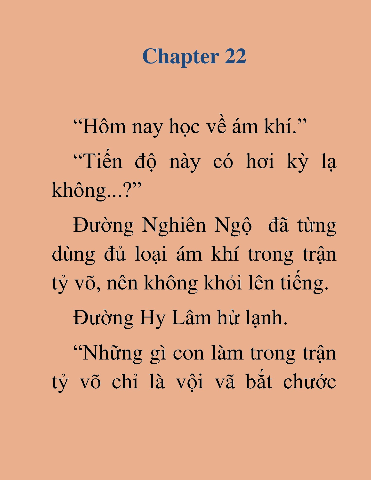 Đọc truyện HAT[NOVEL] Thiên Hạ Đường Môn - Chap 22