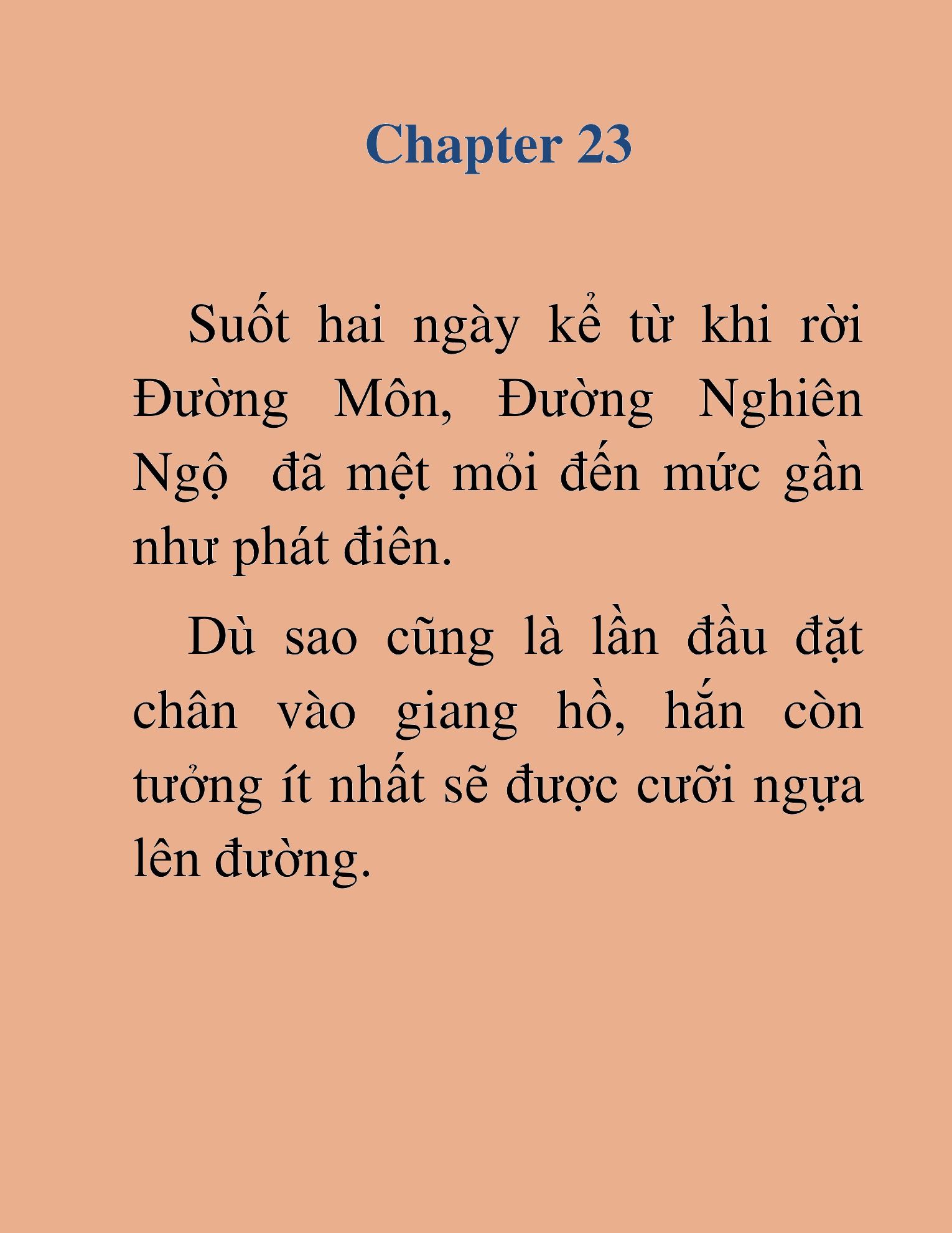 Đọc truyện HAT[NOVEL] Thiên Hạ Đường Môn - Chap 23