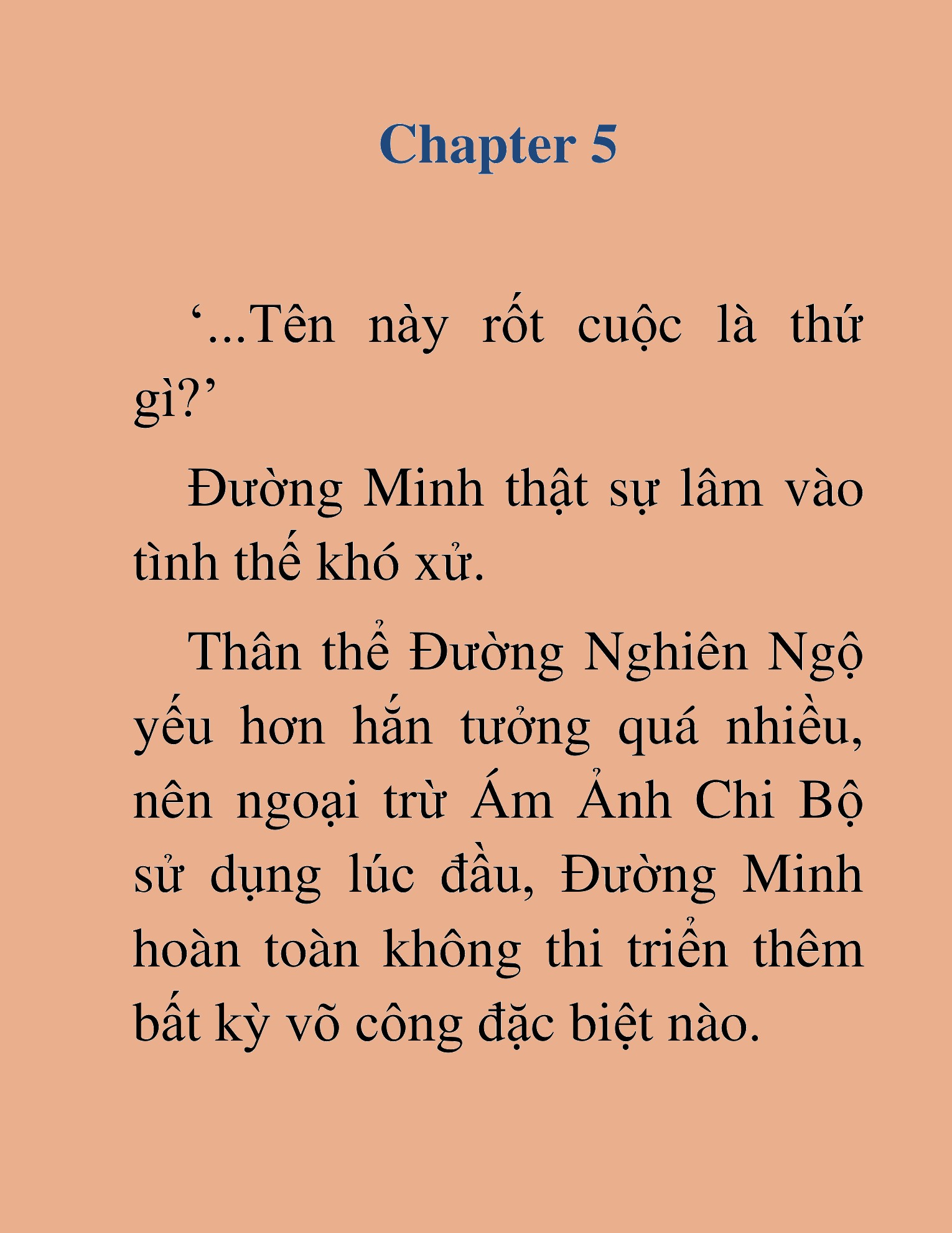 Đọc truyện HAT[NOVEL] Thiên Hạ Đường Môn - Chap 5