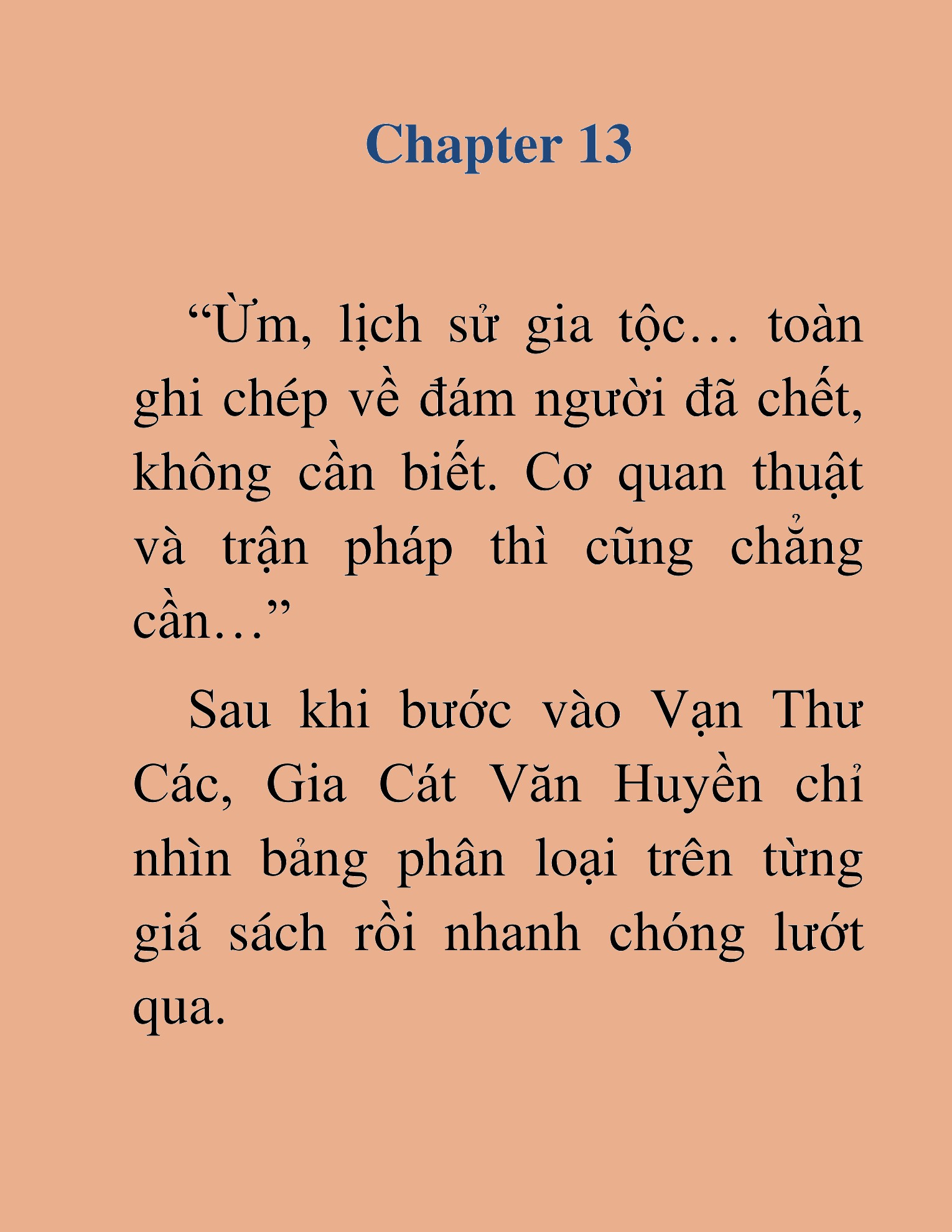 Đọc truyện HAT[NOVEL] Thiên Ma Đăng Tiên - Chap 13