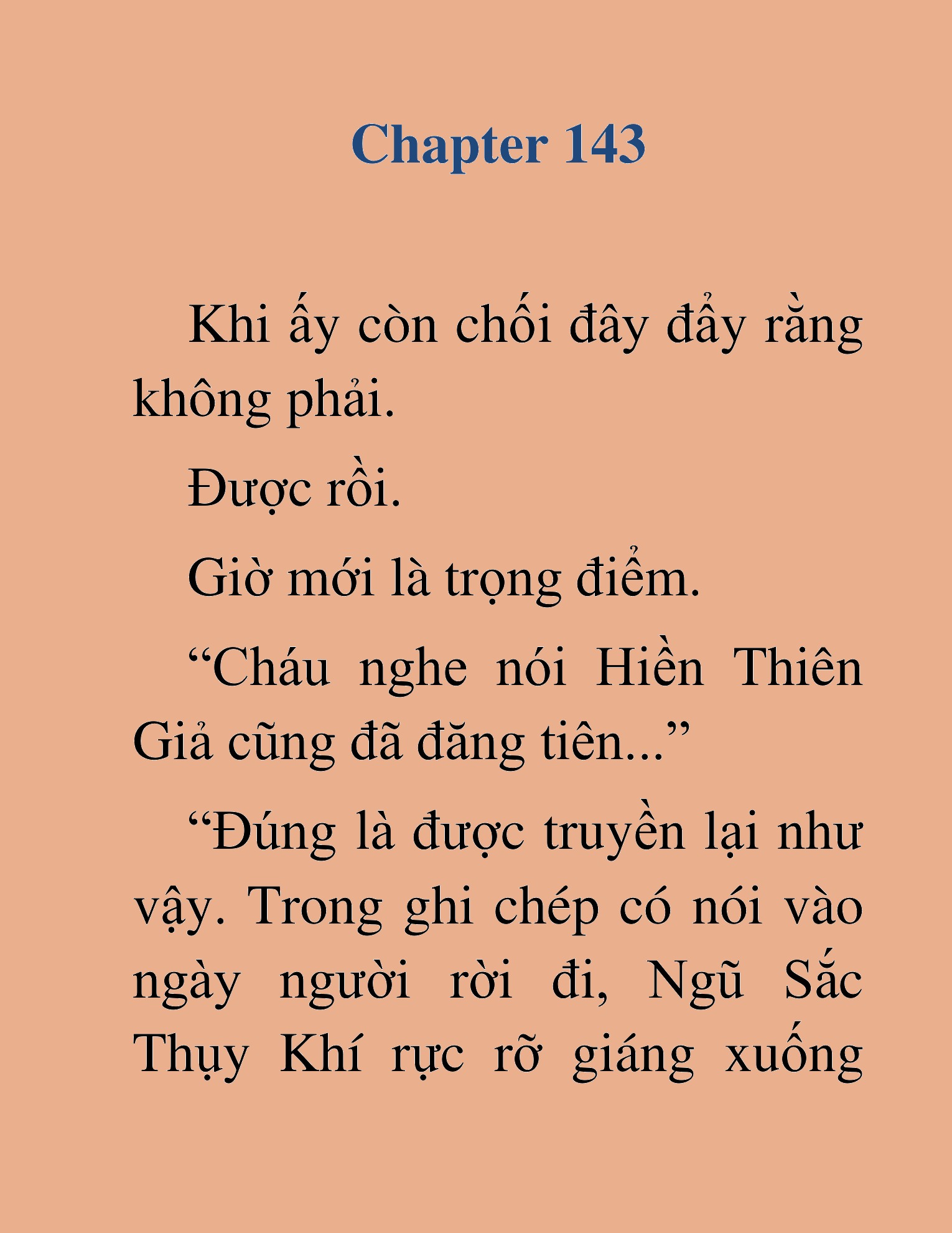 Đọc truyện HAT[NOVEL] Thiên Ma Đăng Tiên - Chap 143