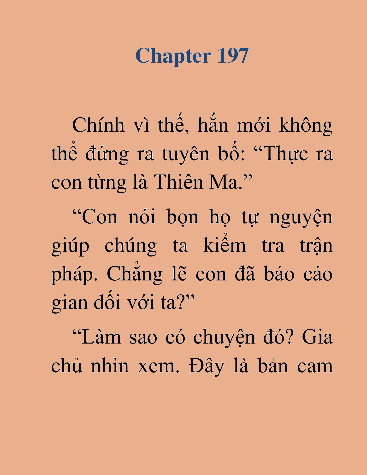 Đọc truyện HAT[NOVEL] Thiên Ma Đăng Tiên - Chap 197