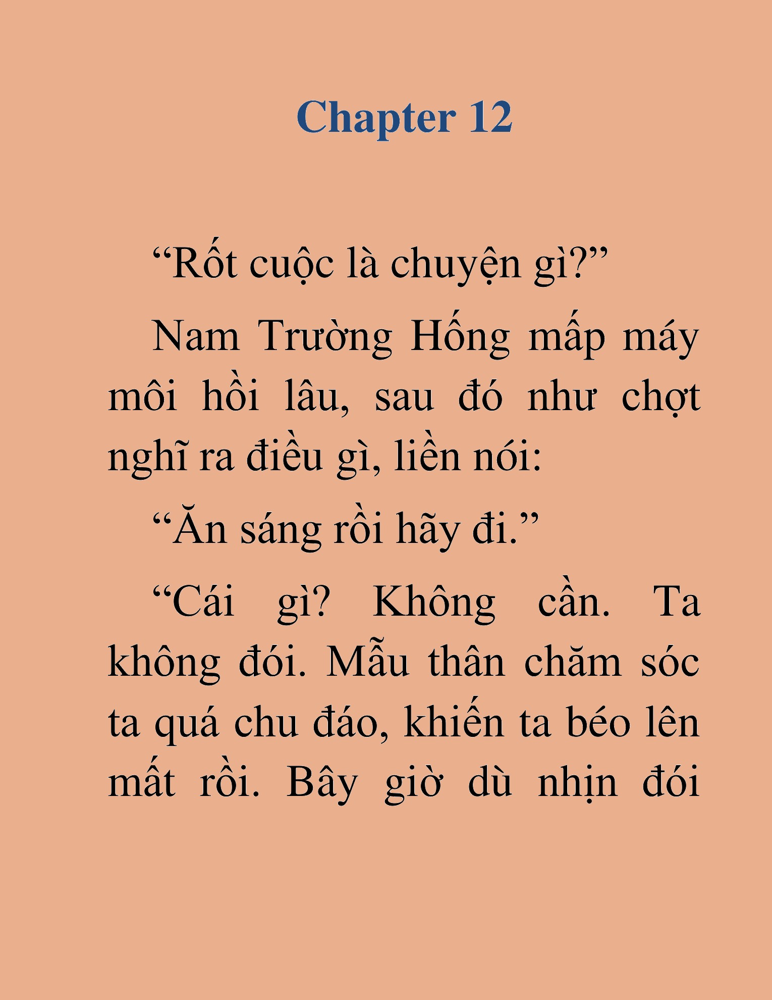 Đọc truyện HAT[NOVEL] Thiên Ma Tái Sinh - Chap 12