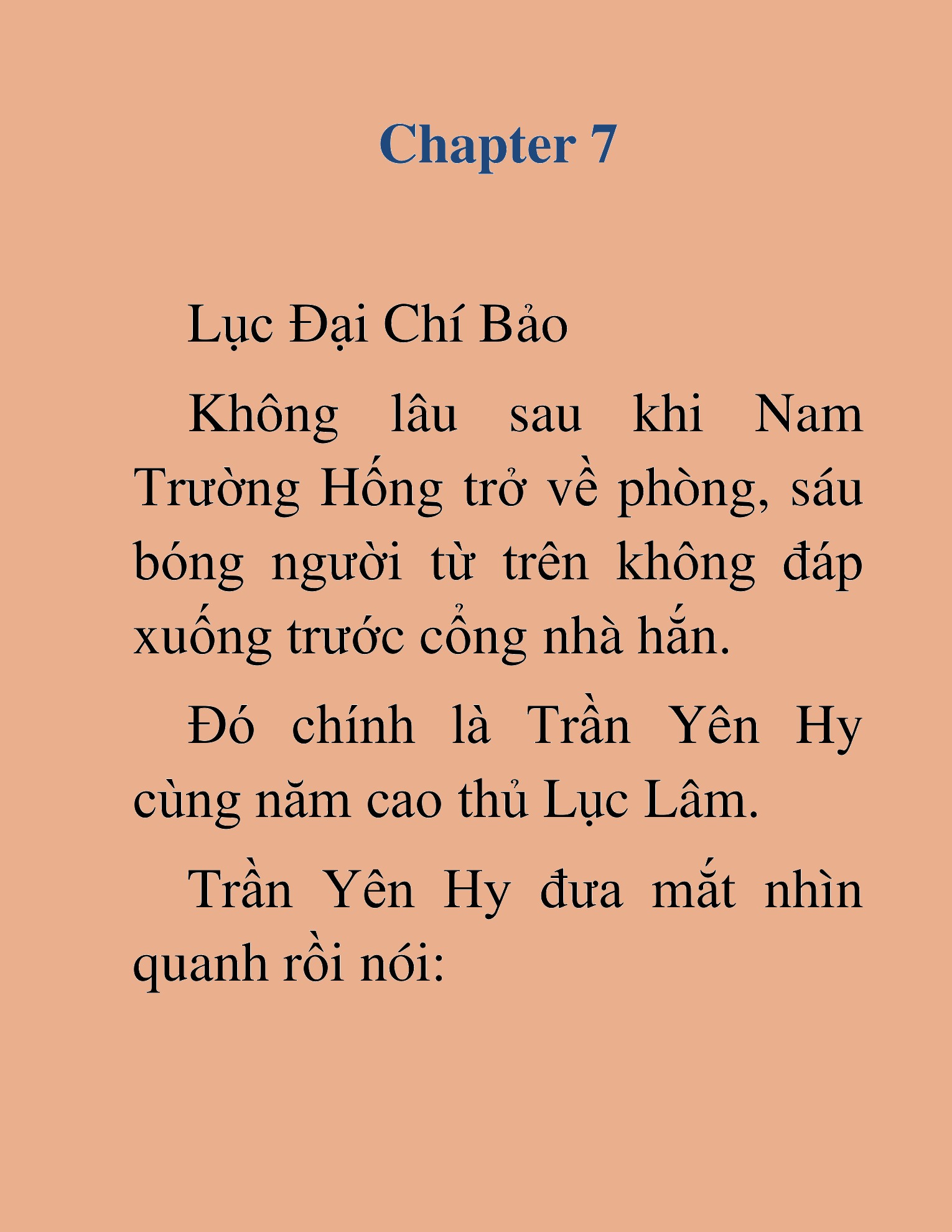 Đọc truyện HAT[NOVEL] Thiên Ma Tái Sinh - Chap 7