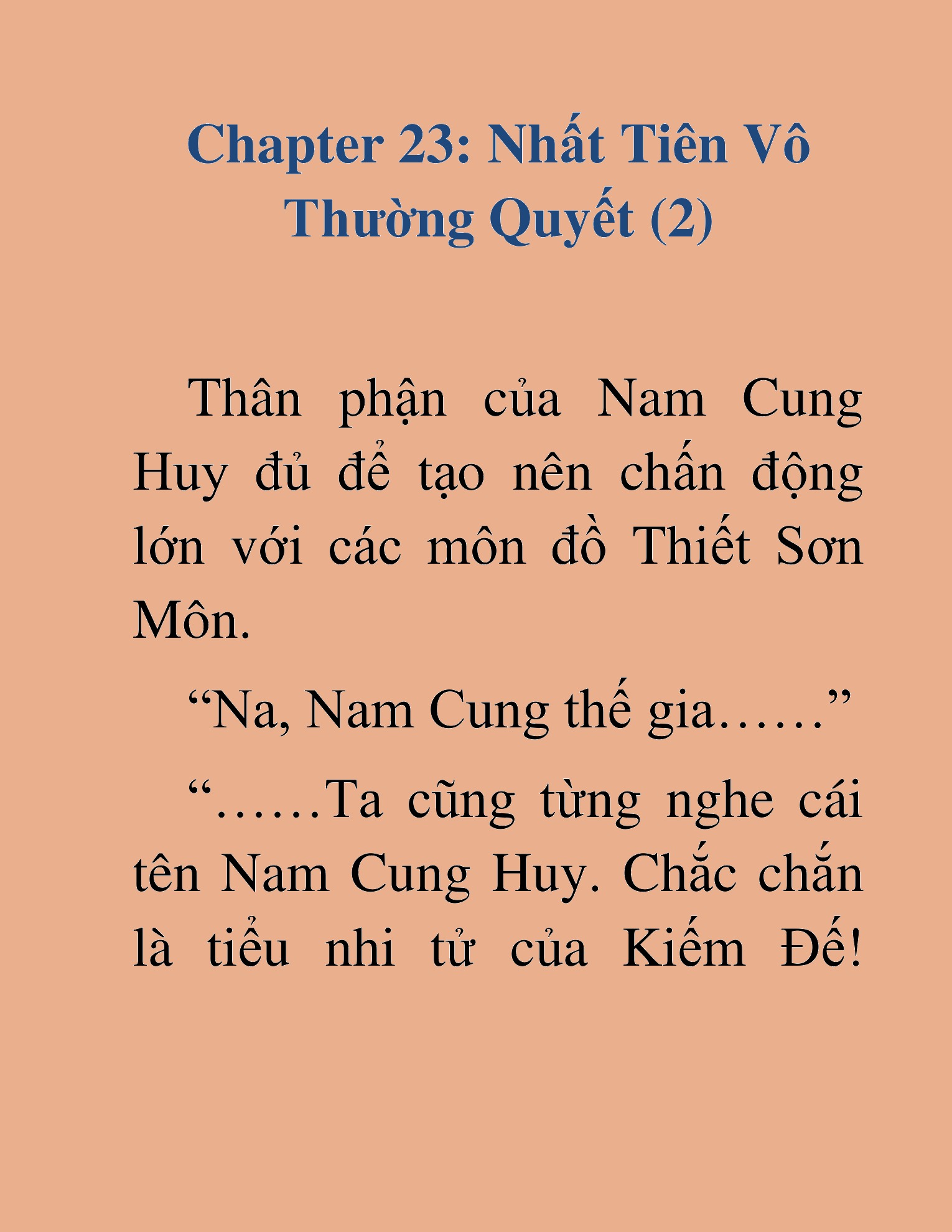 Đọc truyện HAT[NOVEL] Thiên Sát Kiếm Thần - Chap 23