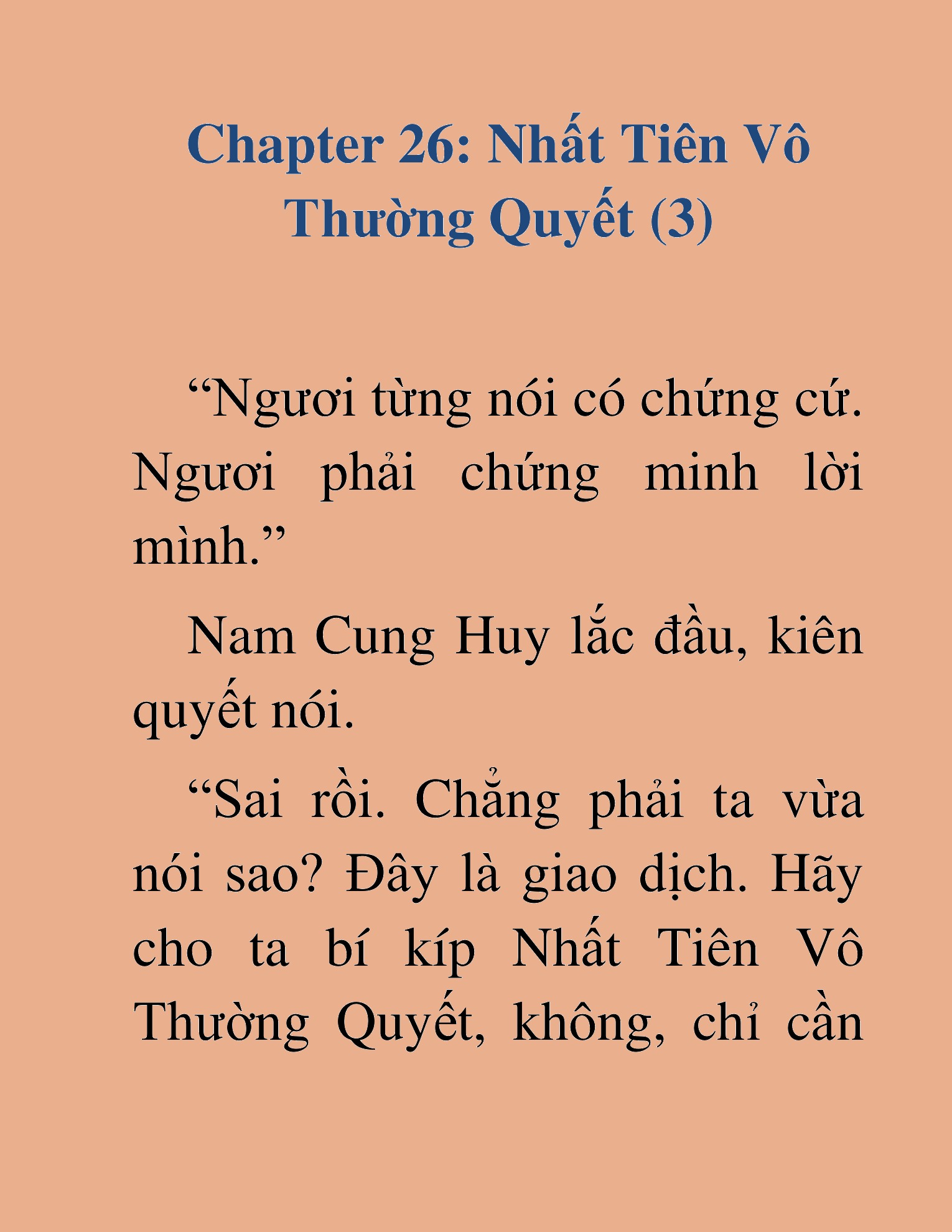 Đọc truyện HAT[NOVEL] Thiên Sát Kiếm Thần - Chap 26