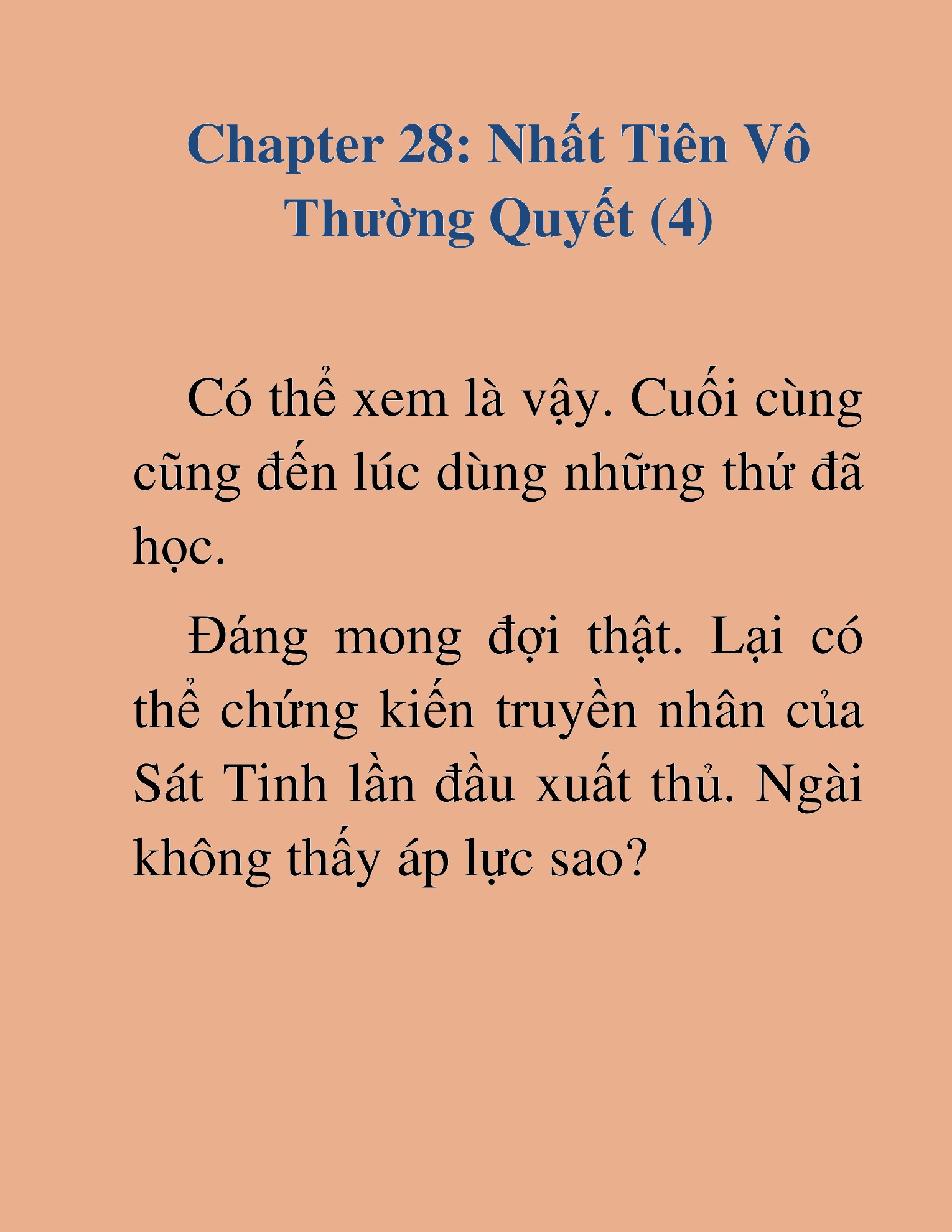 Đọc truyện HAT[NOVEL] Thiên Sát Kiếm Thần - Chap 28