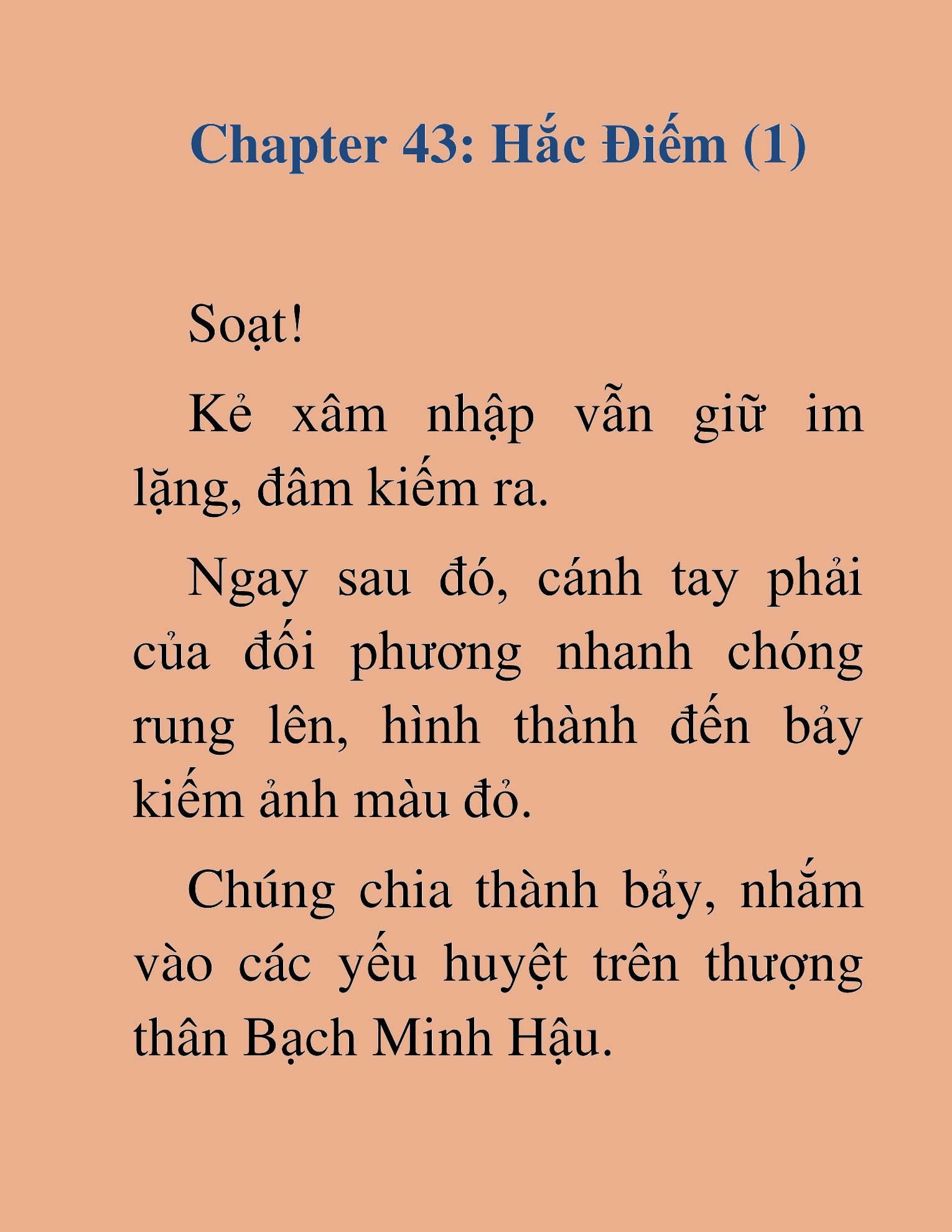 Đọc truyện HAT[NOVEL] Thiên Sát Kiếm Thần - Chap 43