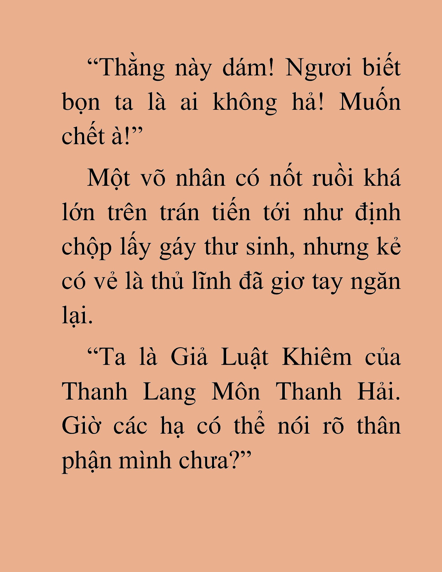 Đọc truyện HAT[NOVEL] Thư Sinh Ma Giáo - Chap 3
