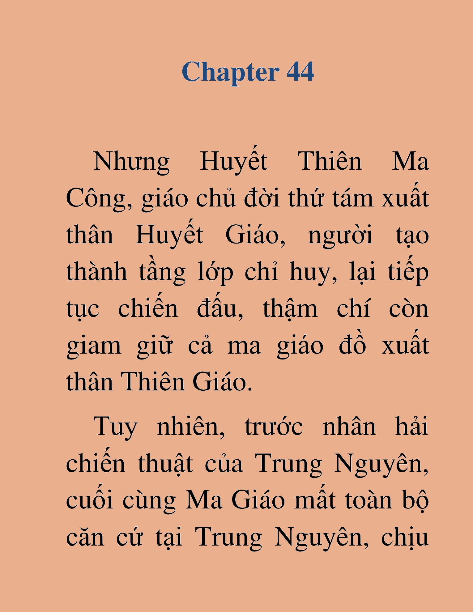 Đọc truyện HAT[NOVEL] Thư Sinh Ma Giáo - Chap 44