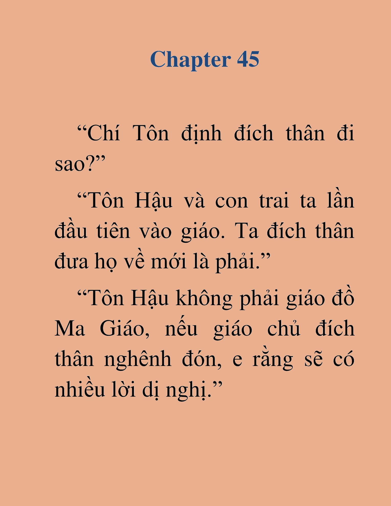 Đọc truyện HAT[NOVEL] Thư Sinh Ma Giáo - Chap 45