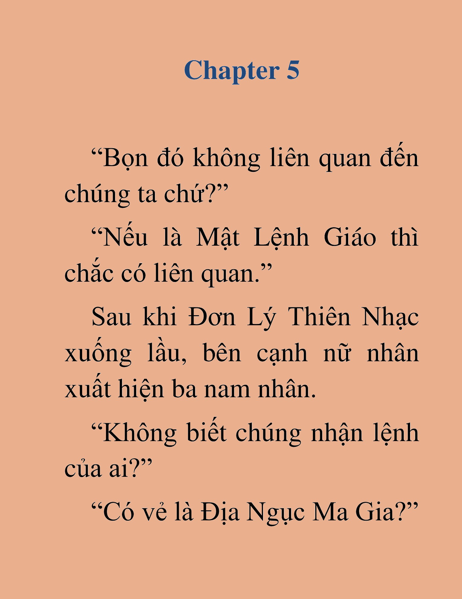 Đọc truyện HAT[NOVEL] Thư Sinh Ma Giáo - Chap 5