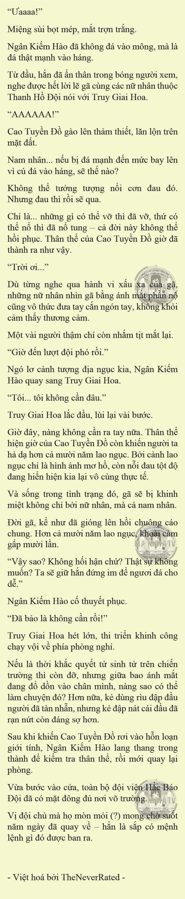 Đọc truyện [TNR] novel Phong Hồn - quán đỉnh vô song - Chap 12