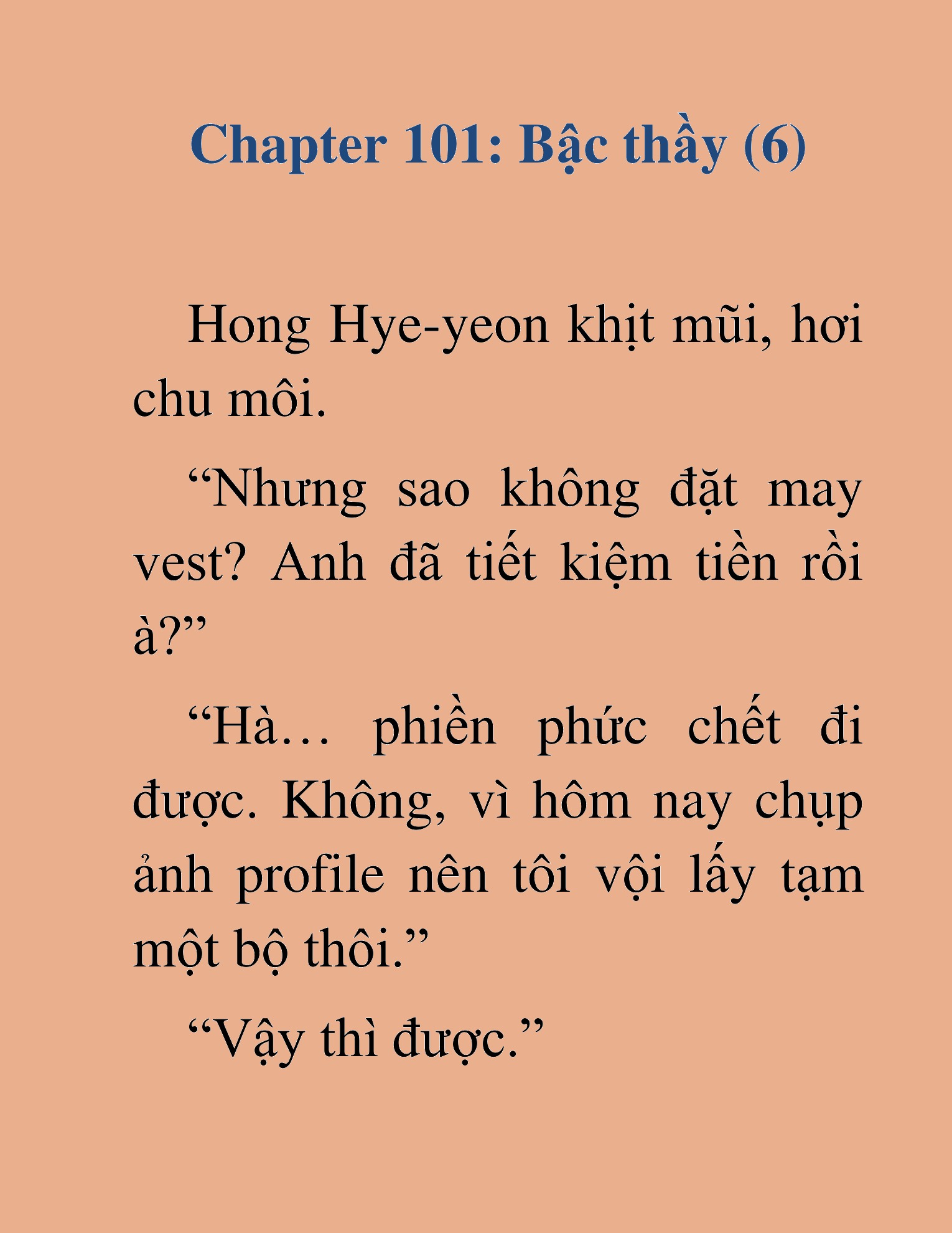Đọc truyện HAT[NOVEL] Tôi Bị Hiểu Lầm Là Diễn Viên Thiên Tài Quái Vật - Chap 101