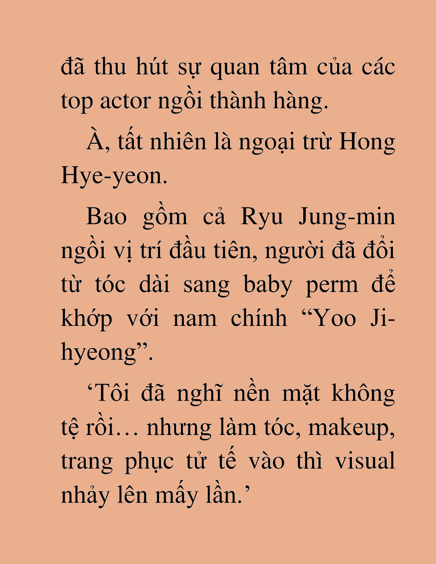 Đọc truyện HAT[NOVEL] Tôi Bị Hiểu Lầm Là Diễn Viên Thiên Tài Quái Vật - Chap 103