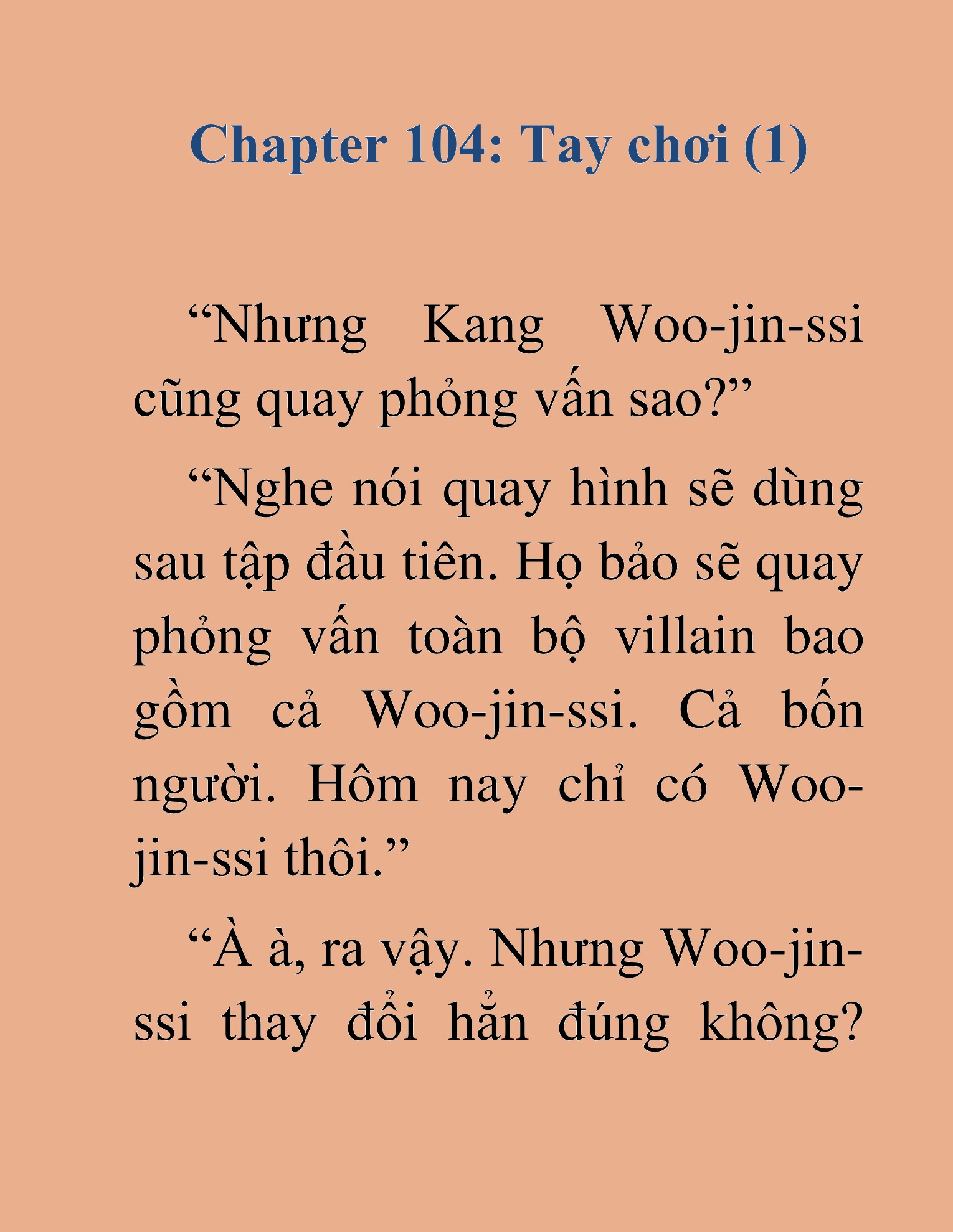 Đọc truyện HAT[NOVEL] Tôi Bị Hiểu Lầm Là Diễn Viên Thiên Tài Quái Vật - Chap 104