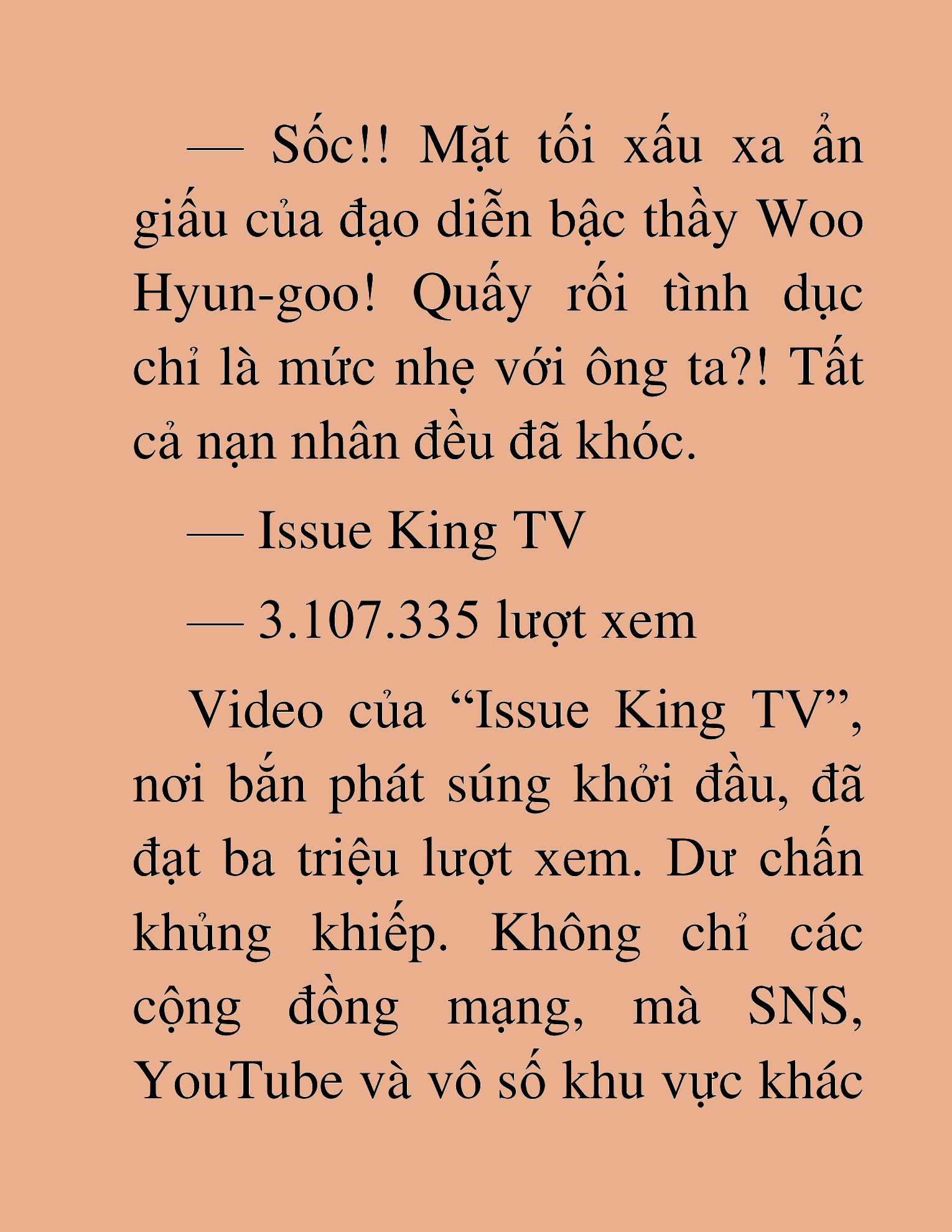 Đọc truyện HAT[NOVEL] Tôi Bị Hiểu Lầm Là Diễn Viên Thiên Tài Quái Vật - Chap 106