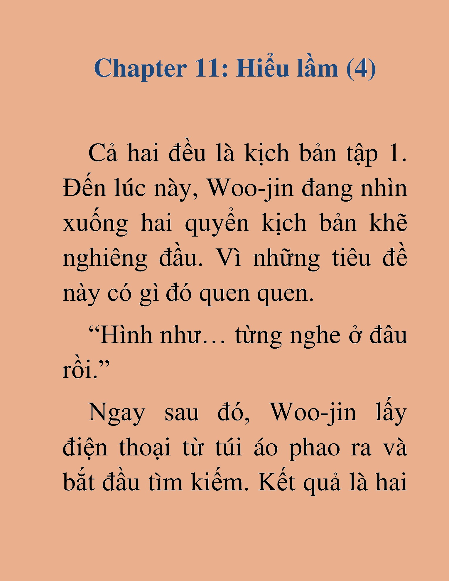 Đọc truyện HAT[NOVEL] Tôi Bị Hiểu Lầm Là Diễn Viên Thiên Tài Quái Vật - Chap 11