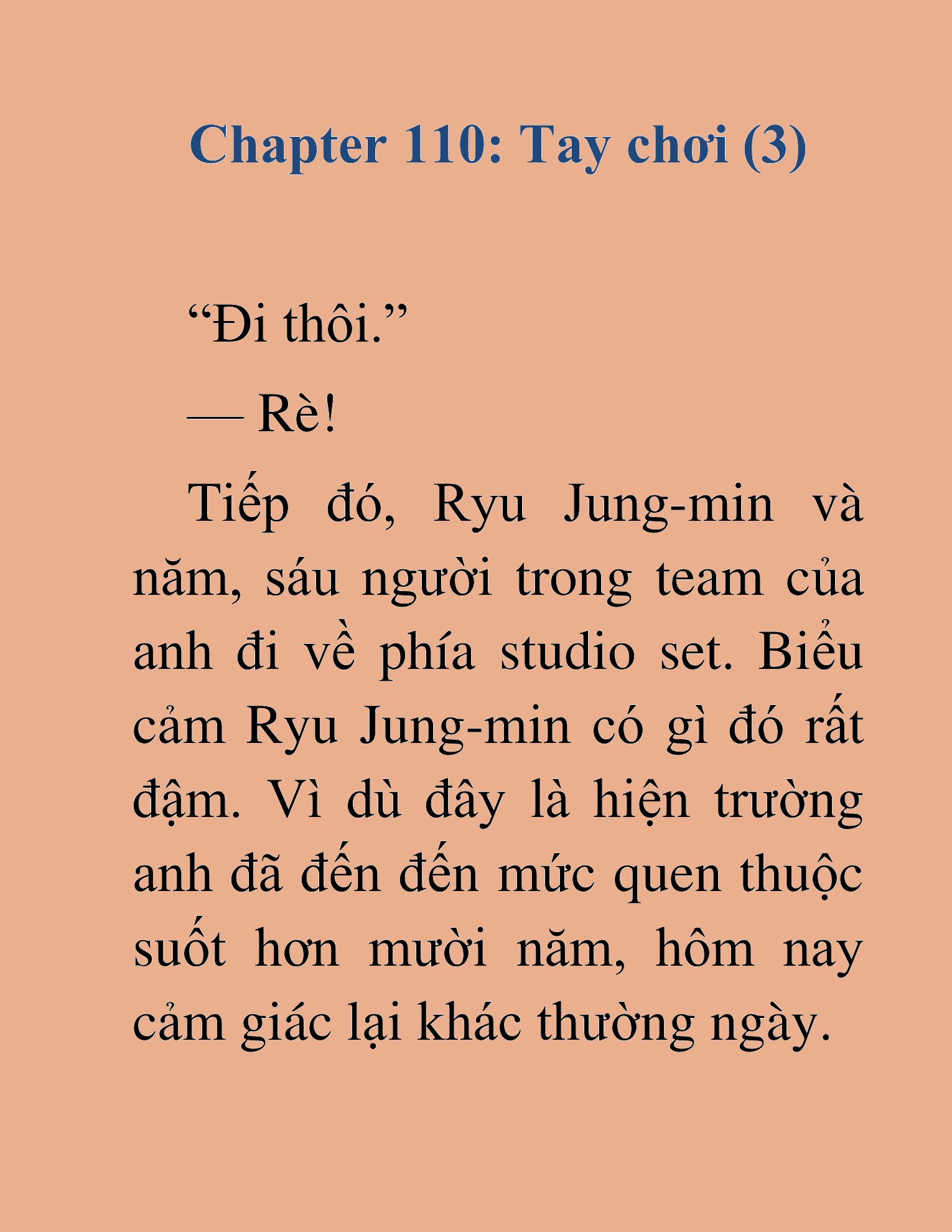 Đọc truyện HAT[NOVEL] Tôi Bị Hiểu Lầm Là Diễn Viên Thiên Tài Quái Vật - Chap 110
