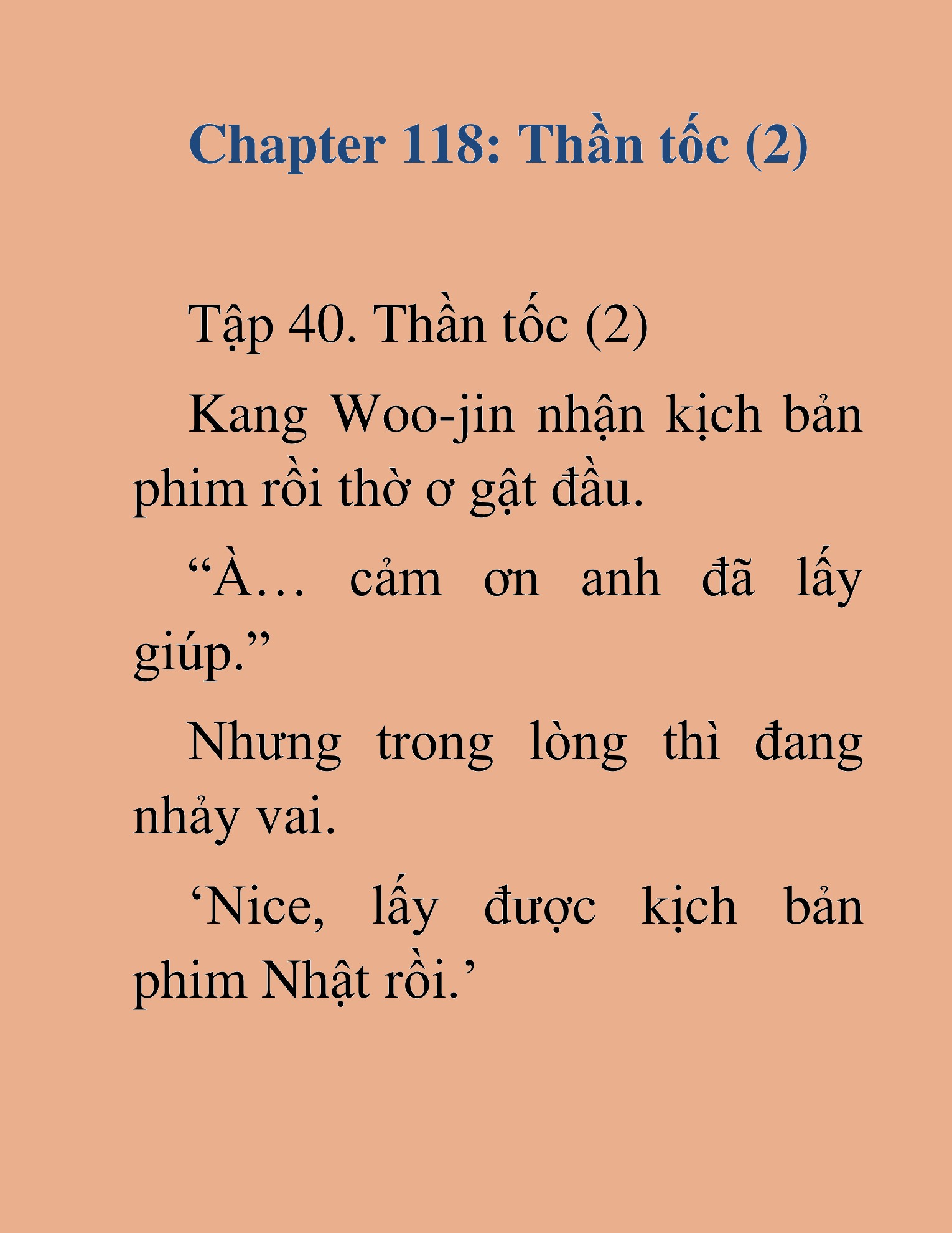 Đọc truyện HAT[NOVEL] Tôi Bị Hiểu Lầm Là Diễn Viên Thiên Tài Quái Vật - Chap 118