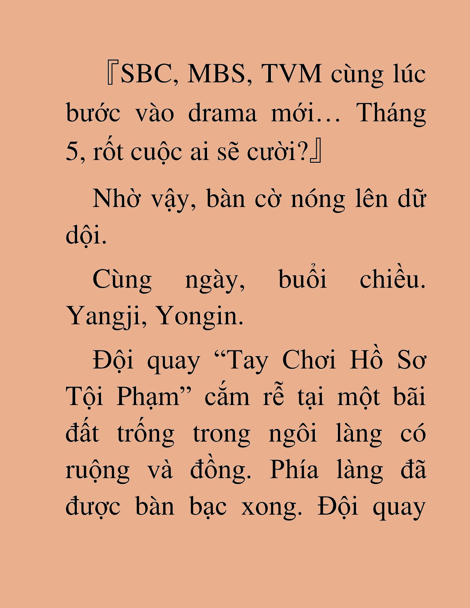 Đọc truyện HAT[NOVEL] Tôi Bị Hiểu Lầm Là Diễn Viên Thiên Tài Quái Vật - Chap 122