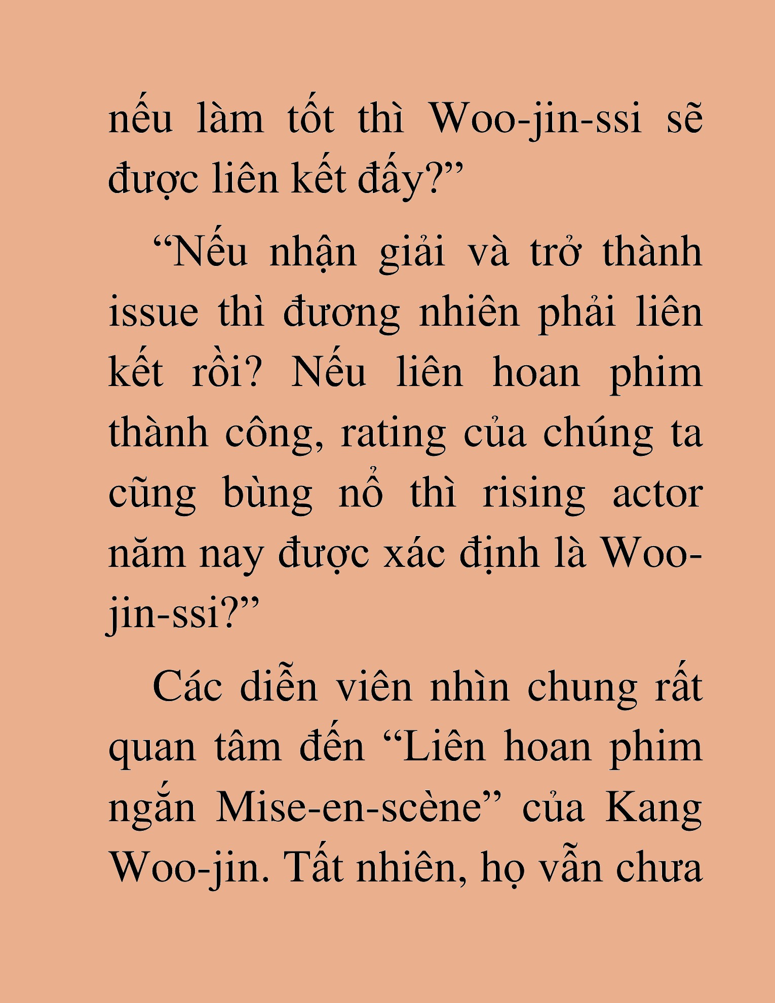 Đọc truyện HAT[NOVEL] Tôi Bị Hiểu Lầm Là Diễn Viên Thiên Tài Quái Vật - Chap 137