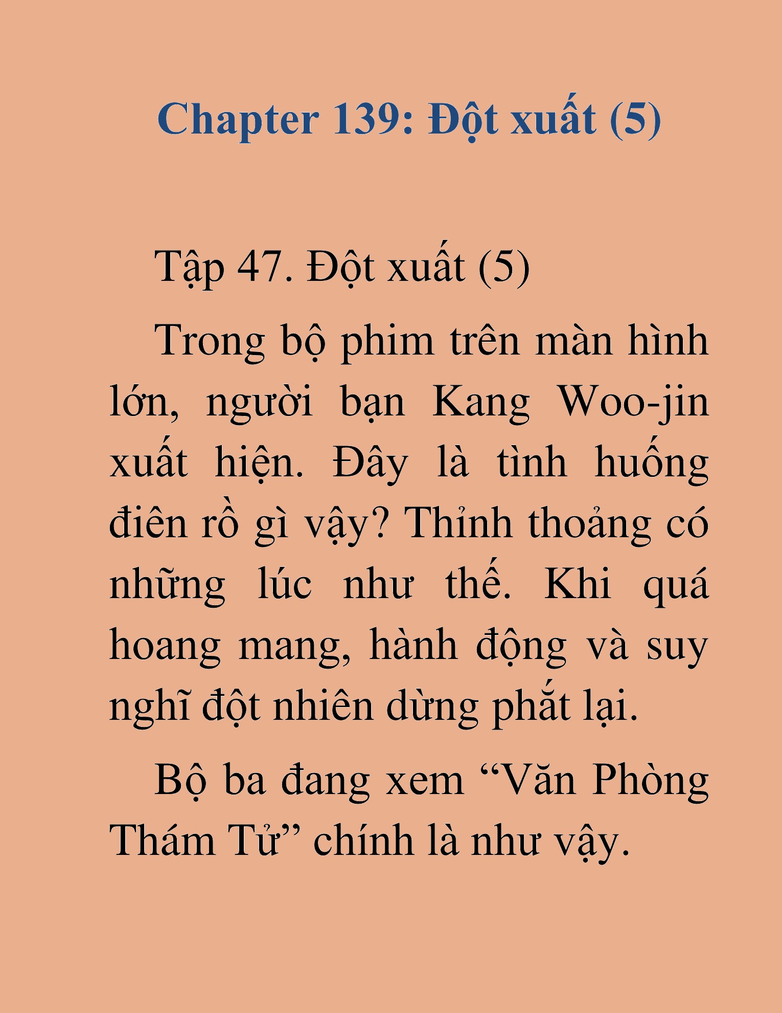 Đọc truyện HAT[NOVEL] Tôi Bị Hiểu Lầm Là Diễn Viên Thiên Tài Quái Vật - Chap 139