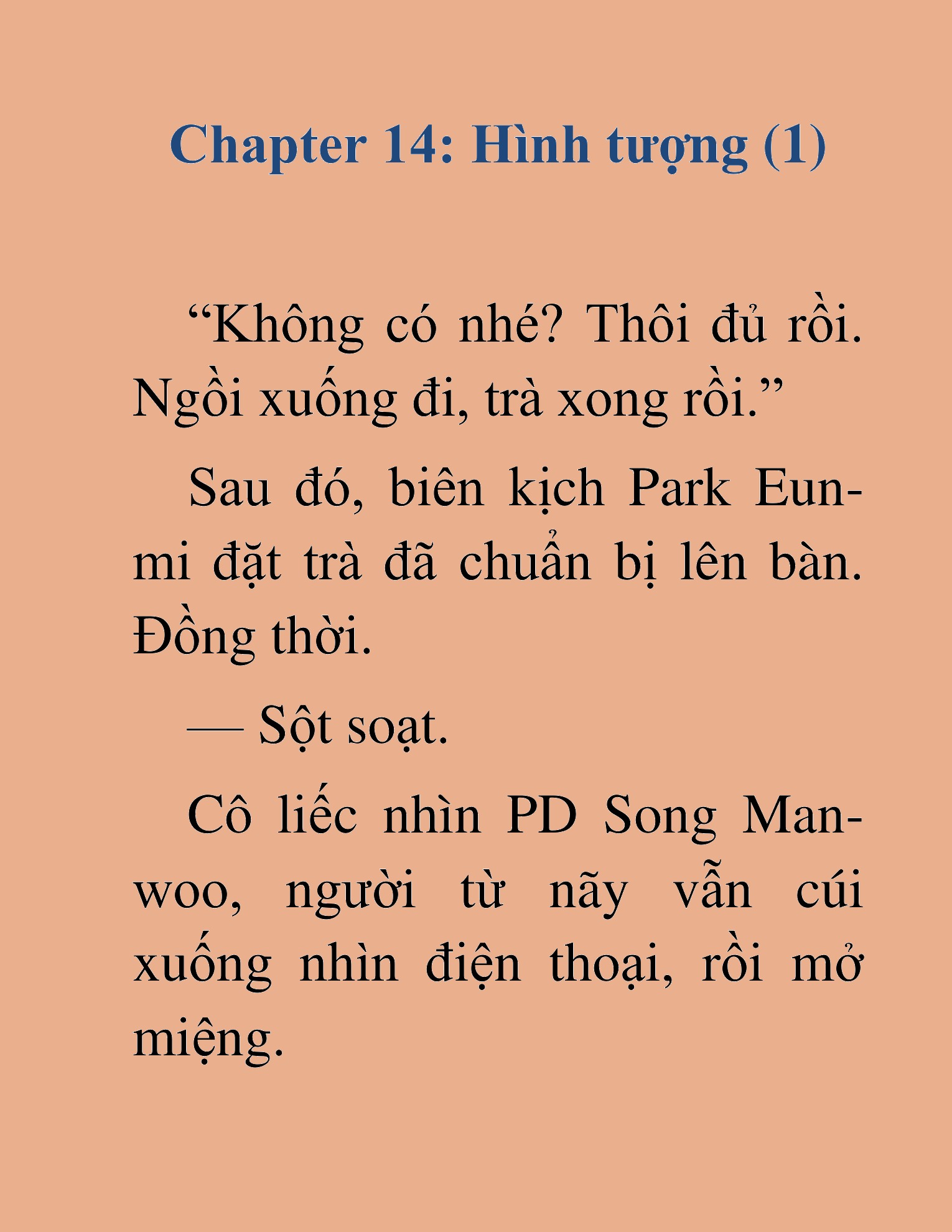 Đọc truyện HAT[NOVEL] Tôi Bị Hiểu Lầm Là Diễn Viên Thiên Tài Quái Vật - Chap 14