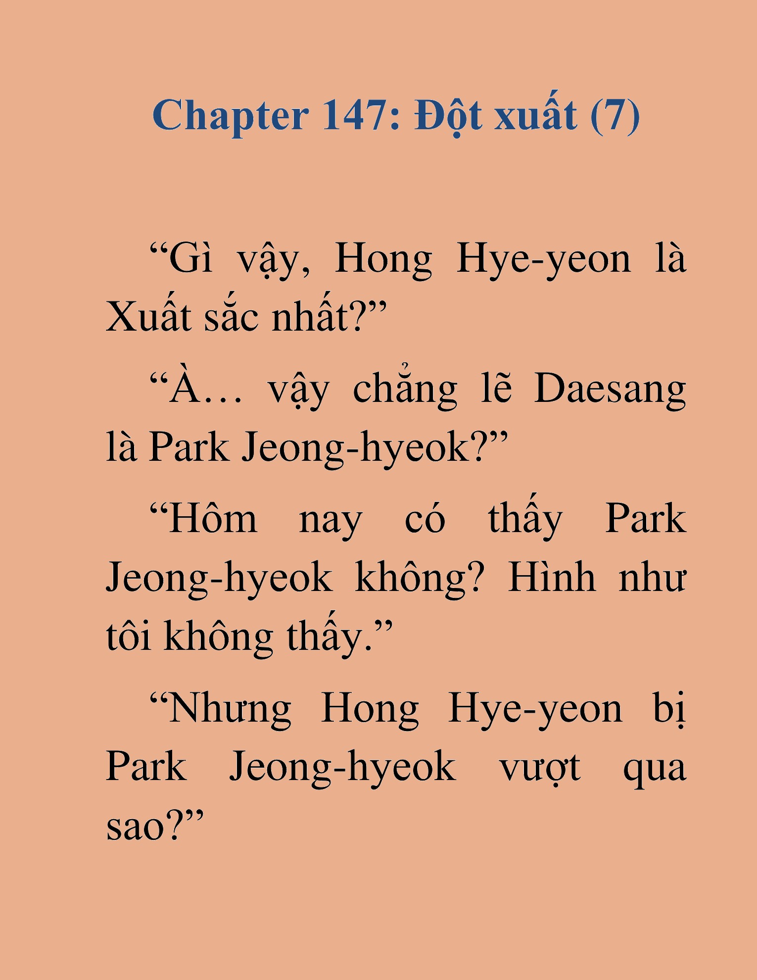 Đọc truyện HAT[NOVEL] Tôi Bị Hiểu Lầm Là Diễn Viên Thiên Tài Quái Vật - Chap 147