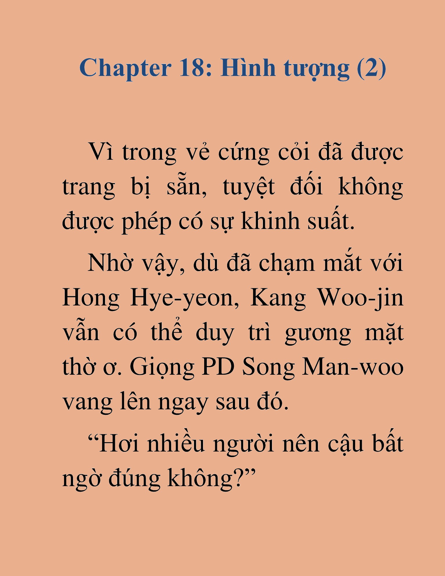Đọc truyện HAT[NOVEL] Tôi Bị Hiểu Lầm Là Diễn Viên Thiên Tài Quái Vật - Chap 18