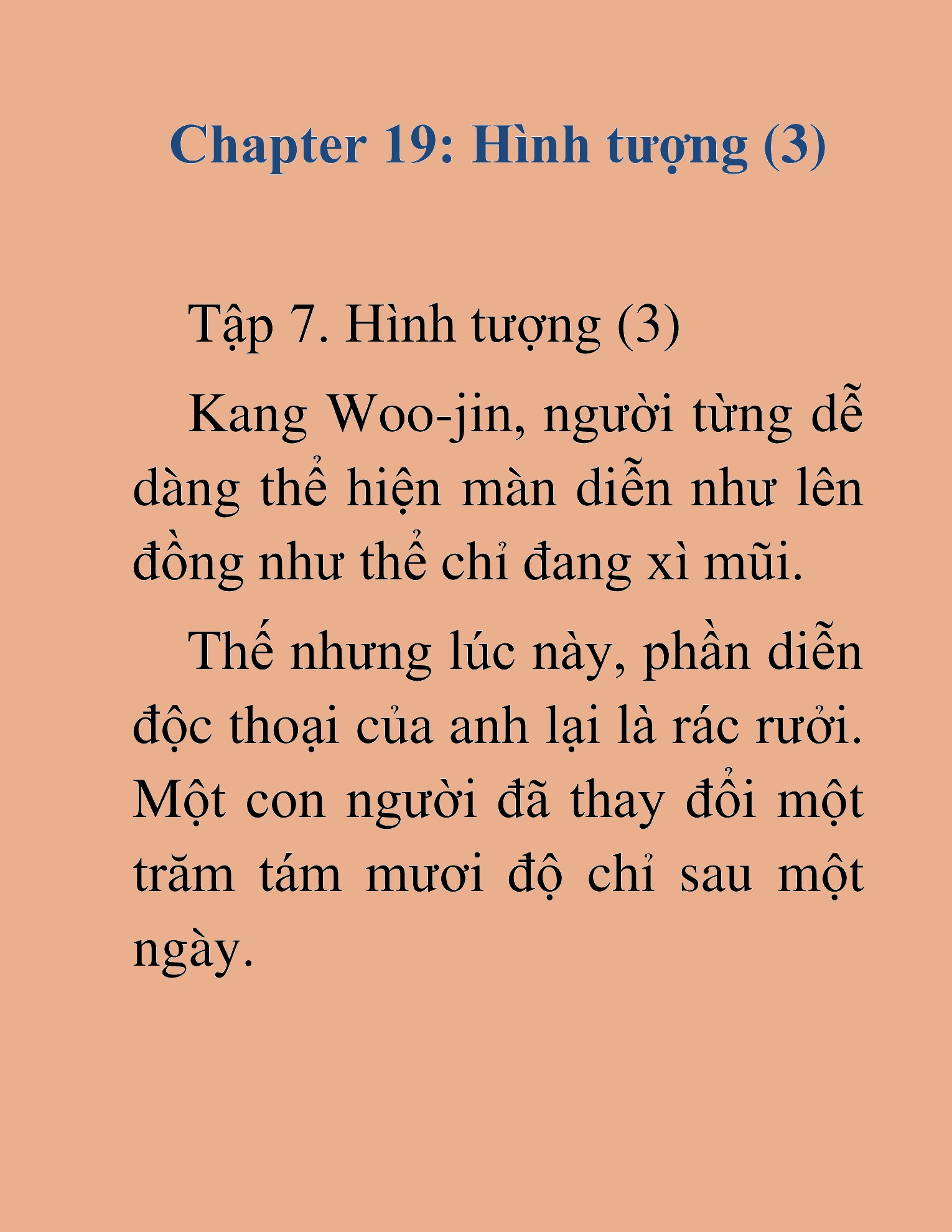 Đọc truyện HAT[NOVEL] Tôi Bị Hiểu Lầm Là Diễn Viên Thiên Tài Quái Vật - Chap 19