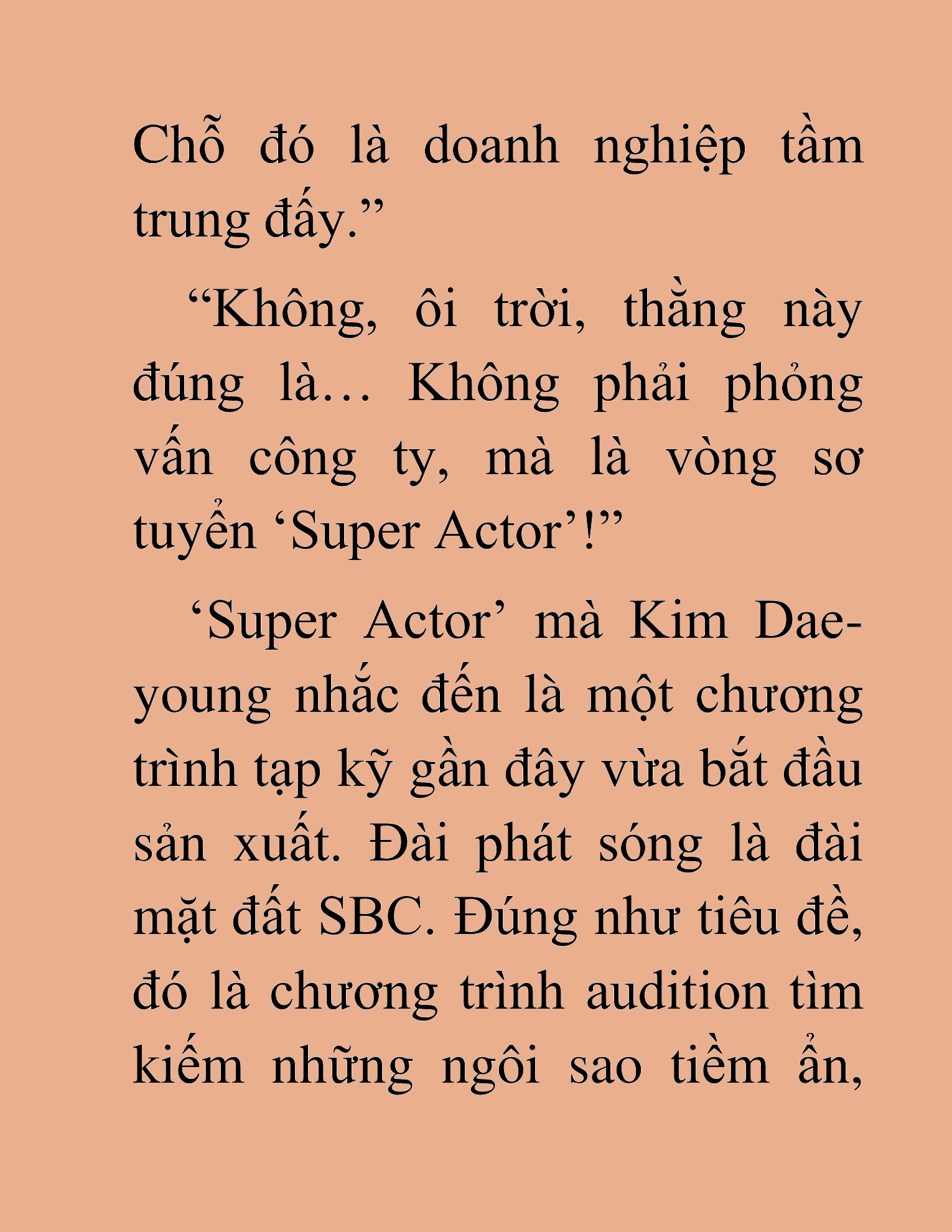 Đọc truyện HAT[NOVEL] Tôi Bị Hiểu Lầm Là Diễn Viên Thiên Tài Quái Vật - Chap 2