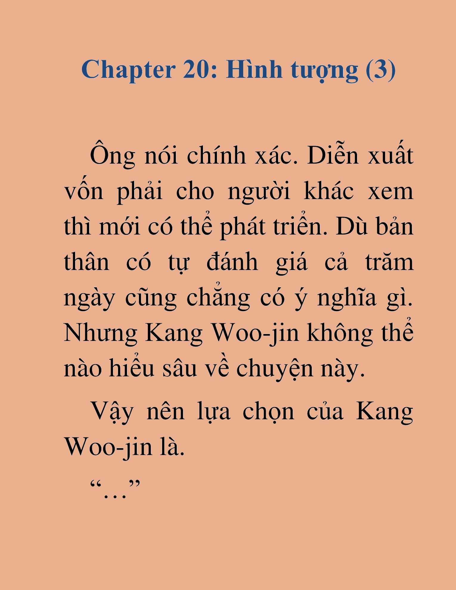 Đọc truyện HAT[NOVEL] Tôi Bị Hiểu Lầm Là Diễn Viên Thiên Tài Quái Vật - Chap 20