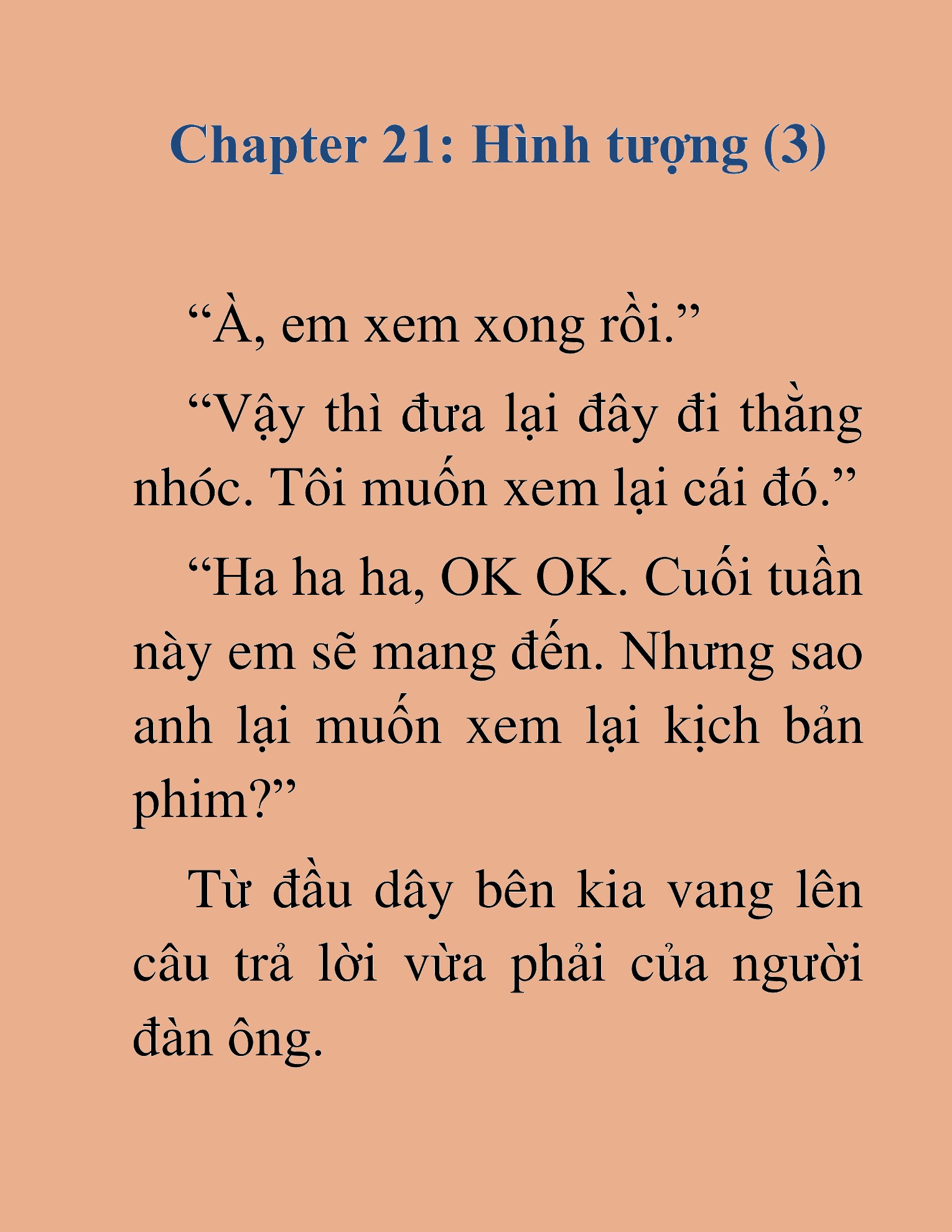 Đọc truyện HAT[NOVEL] Tôi Bị Hiểu Lầm Là Diễn Viên Thiên Tài Quái Vật - Chap 21