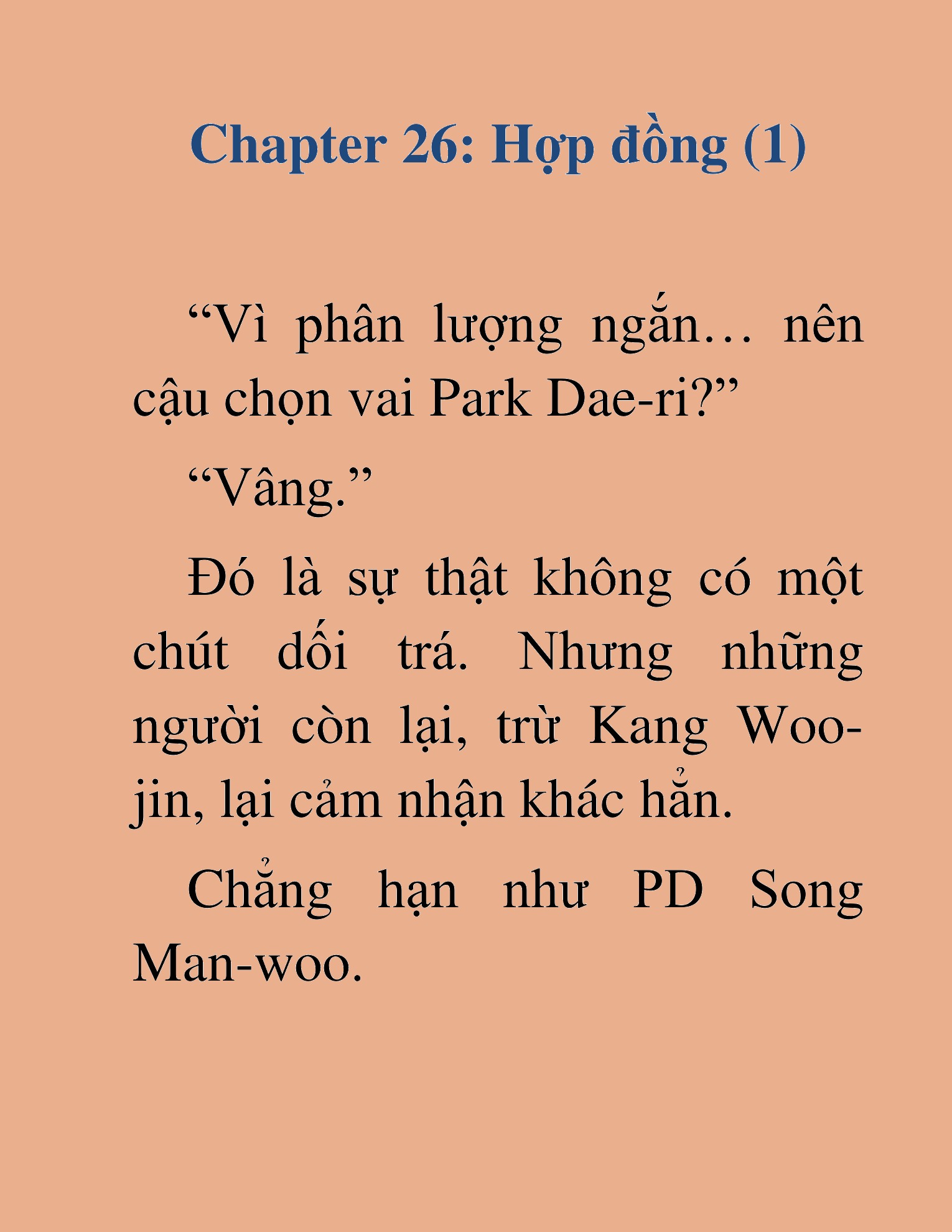 Đọc truyện HAT[NOVEL] Tôi Bị Hiểu Lầm Là Diễn Viên Thiên Tài Quái Vật - Chap 26