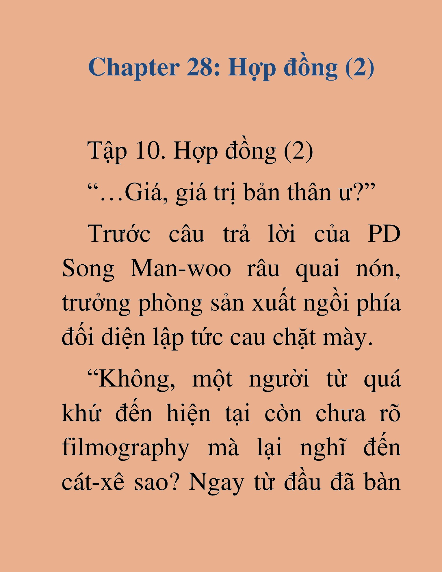 Đọc truyện HAT[NOVEL] Tôi Bị Hiểu Lầm Là Diễn Viên Thiên Tài Quái Vật - Chap 28