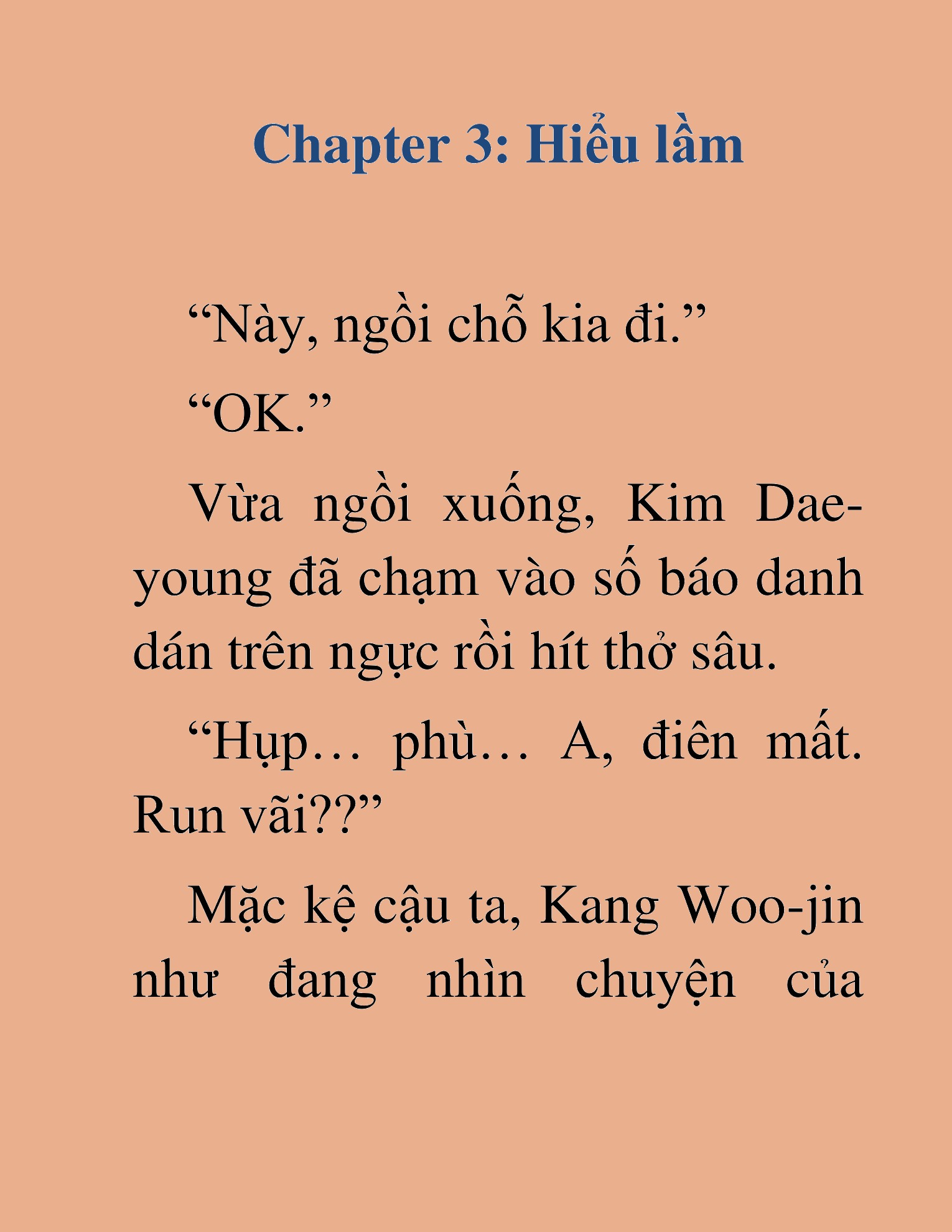 Đọc truyện HAT[NOVEL] Tôi Bị Hiểu Lầm Là Diễn Viên Thiên Tài Quái Vật - Chap 3