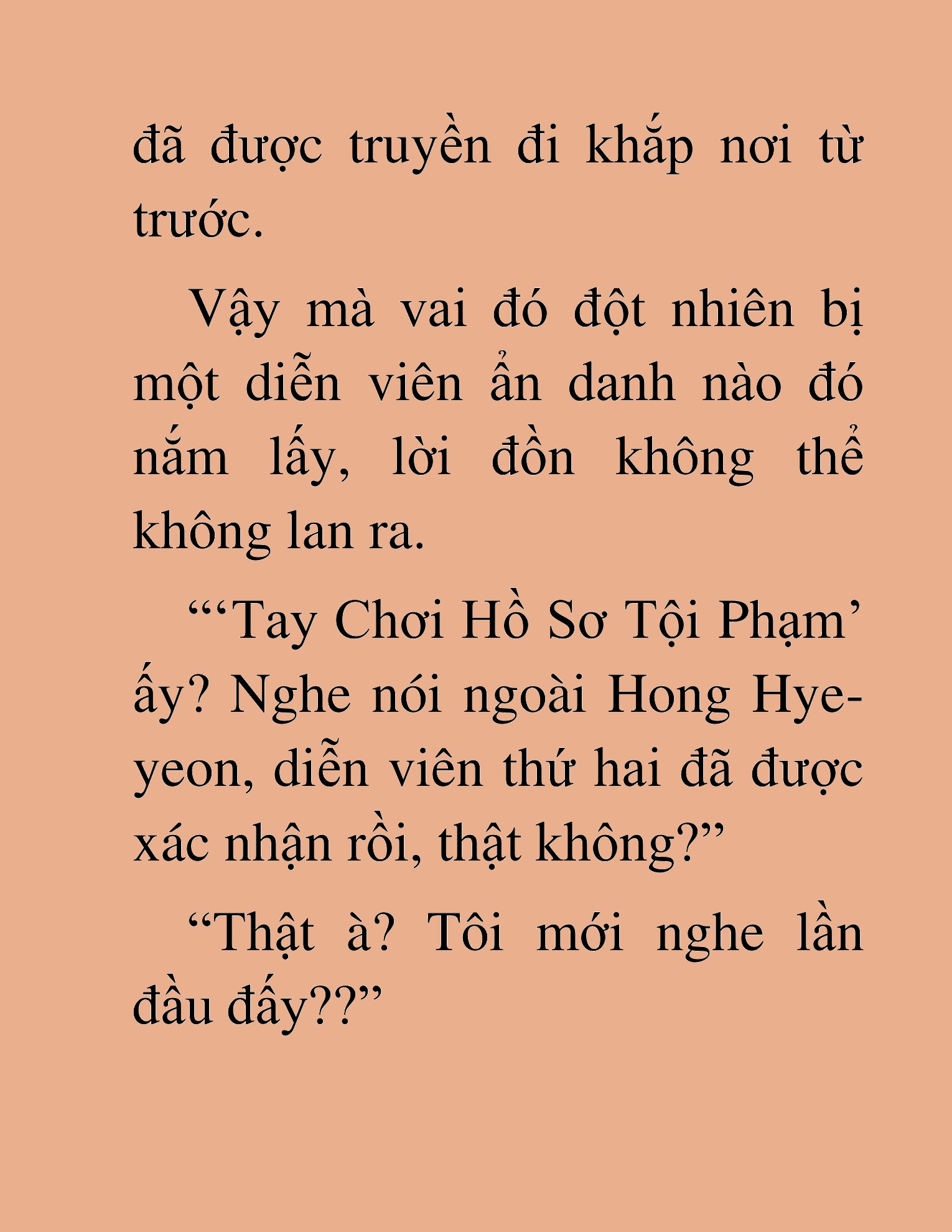 Đọc truyện HAT[NOVEL] Tôi Bị Hiểu Lầm Là Diễn Viên Thiên Tài Quái Vật - Chap 33